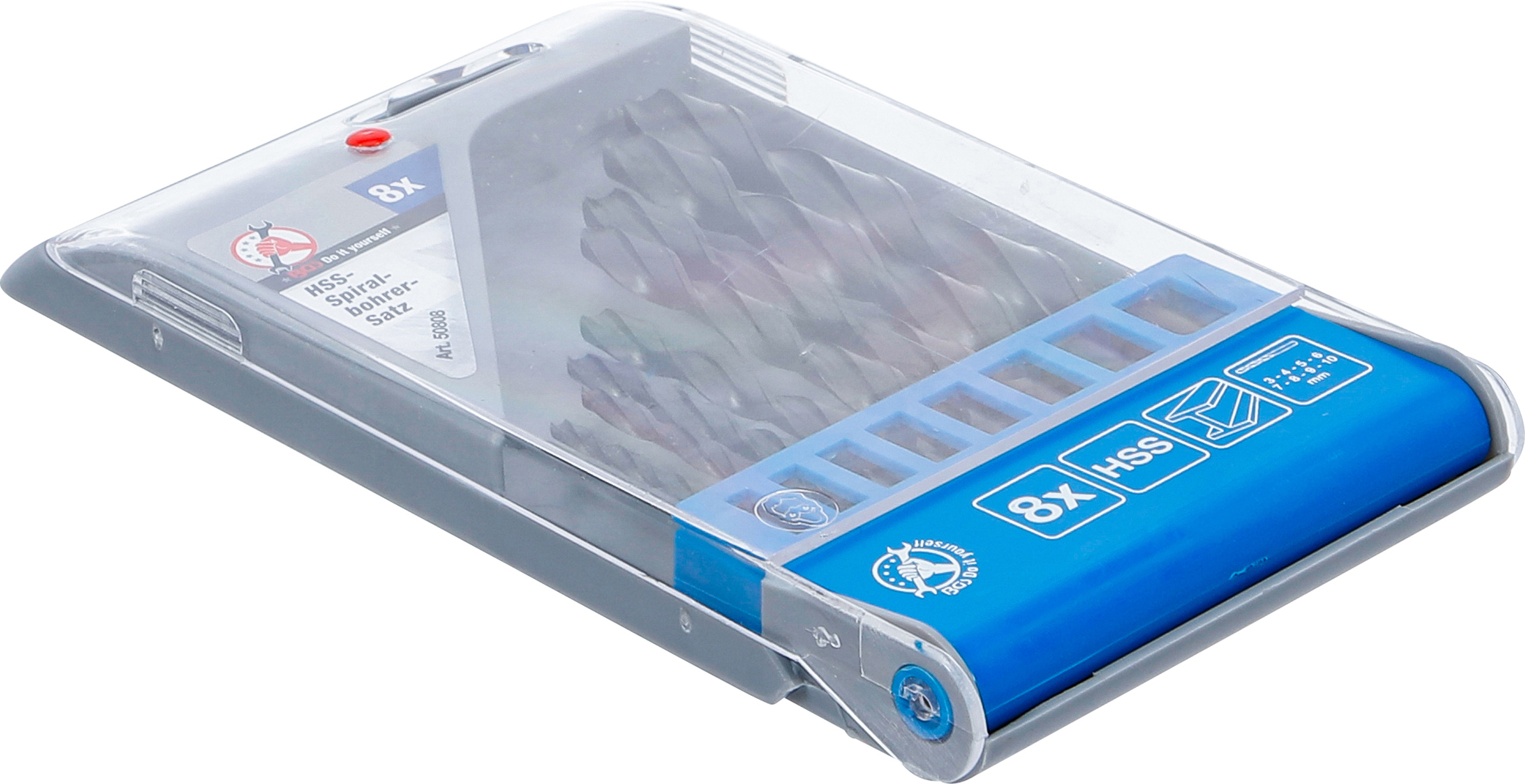 BGS HSS-Spiralbohrer-Satz | 3 - 10 mm | 8-tlg.