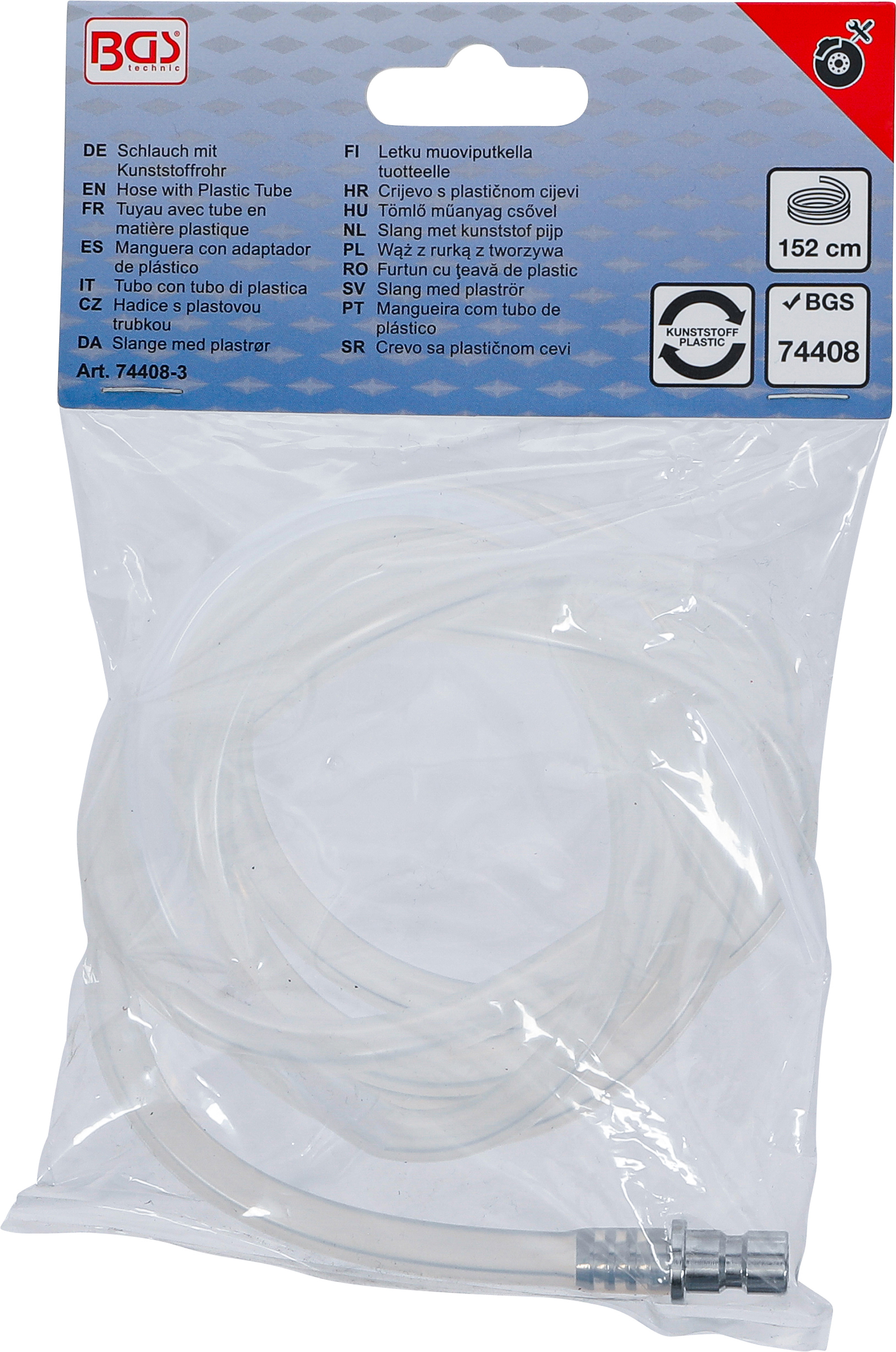 BGS Schlauch mit Kunststoffrohr | für Art. 74408