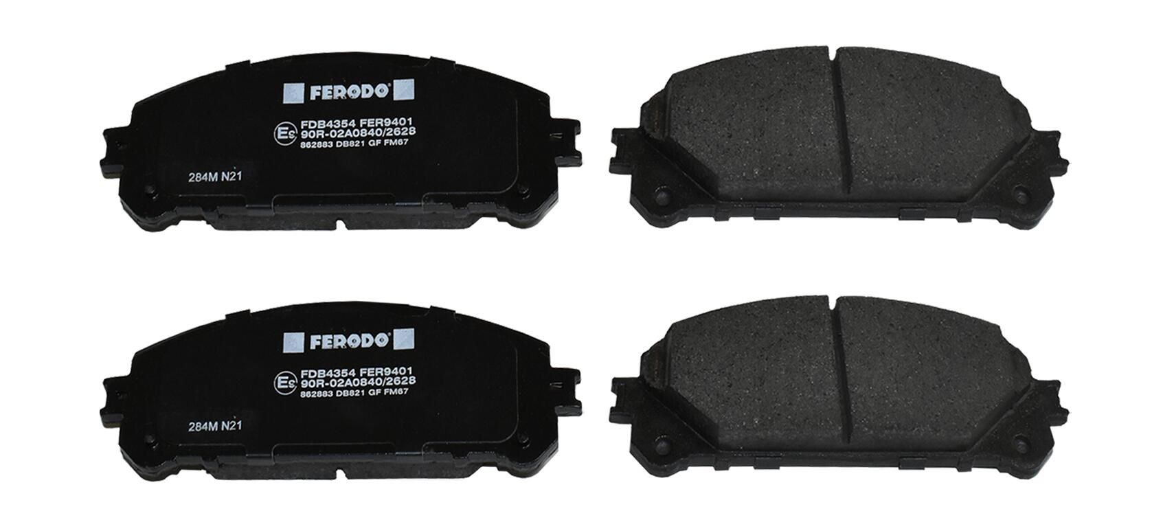 Bremsbelagsatz, Scheibenbremse