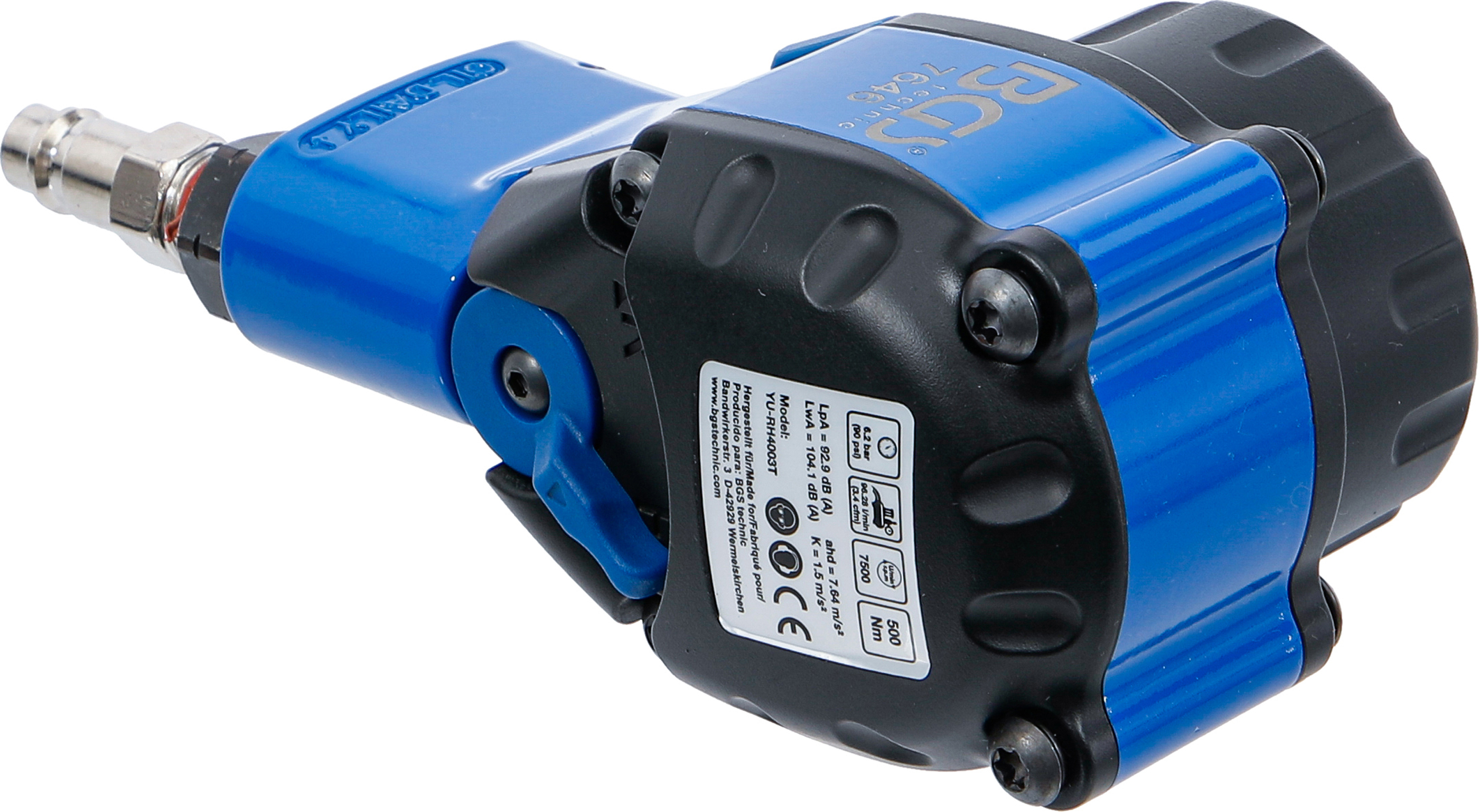 BGS Mini-Druckluft-Schlagschrauber | 12,5 mm (1/2") | 500 Nm