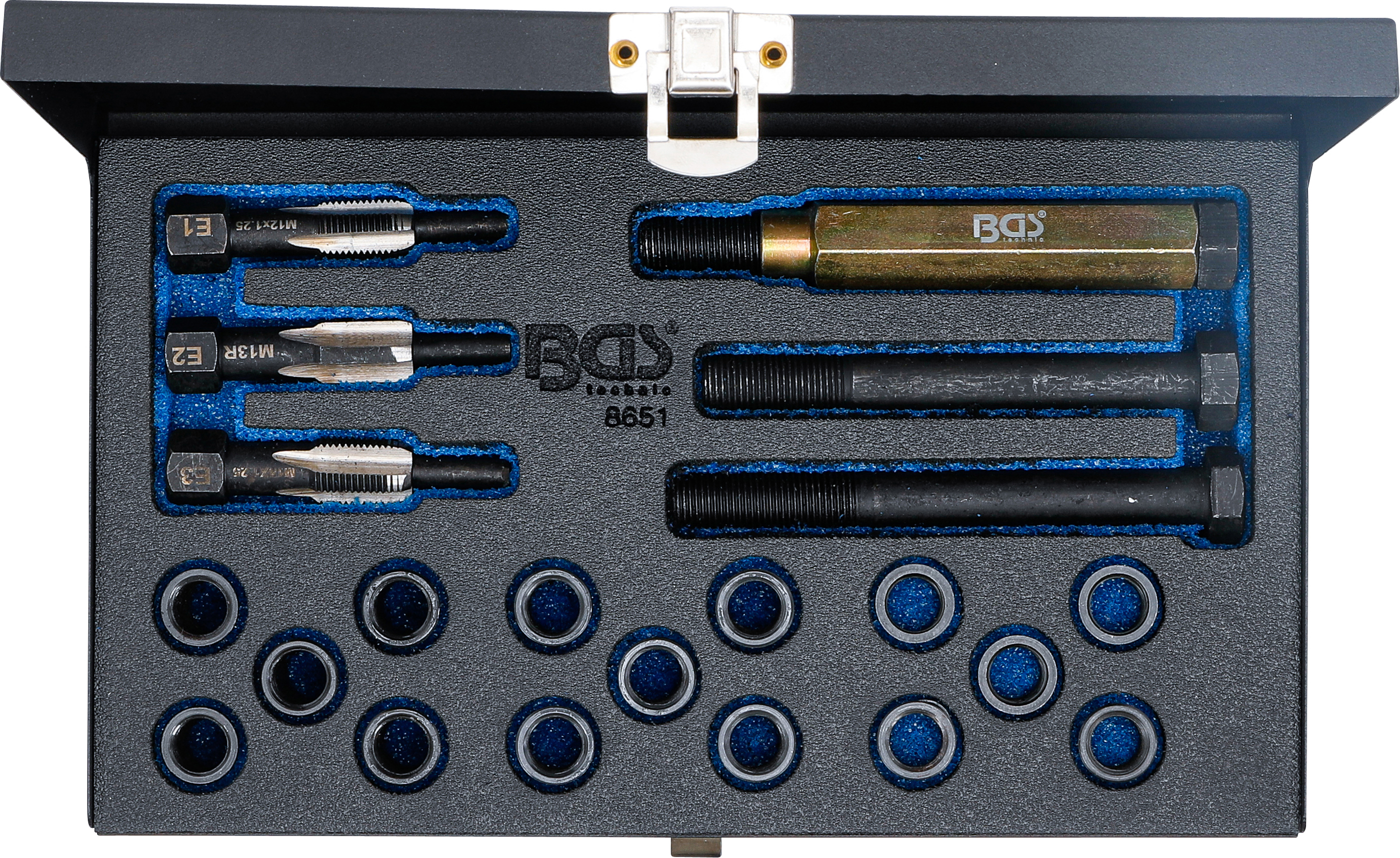 BGS Reparatursatz für Glühkerzengewinde | M12 x 1.25