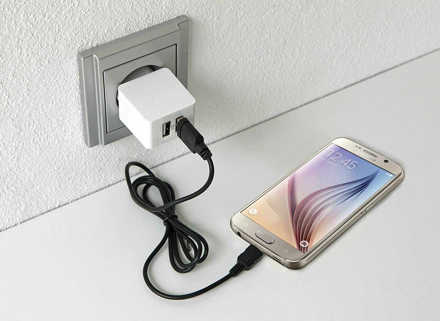 Unitec Adapterkabel USB auf MicroUSB