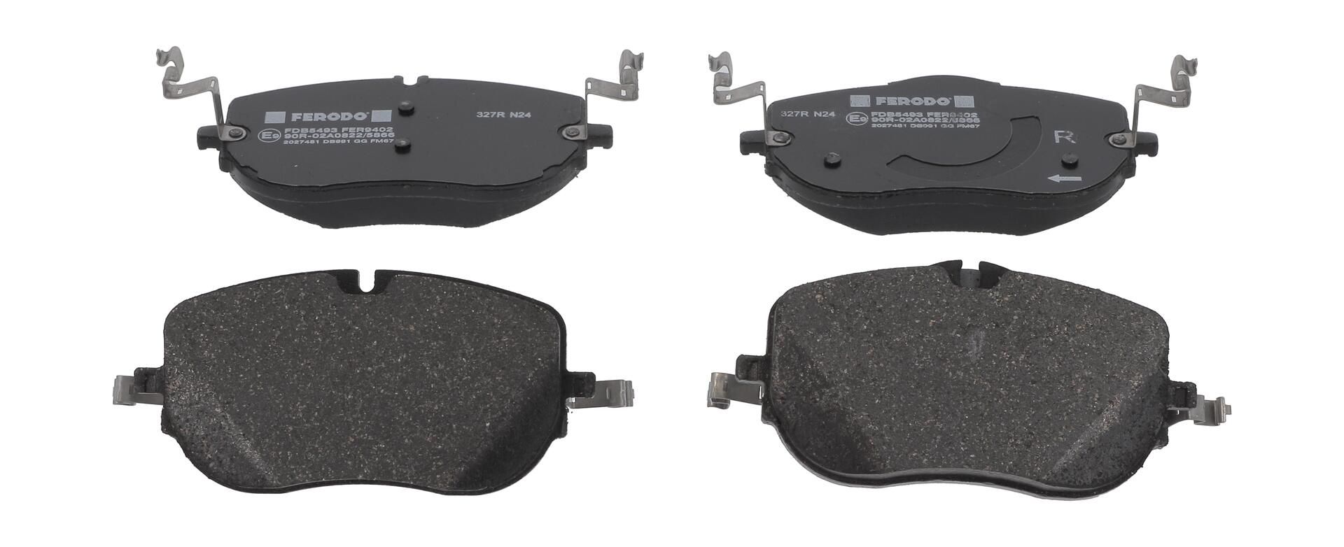 Bremsbelagsatz, Scheibenbremse