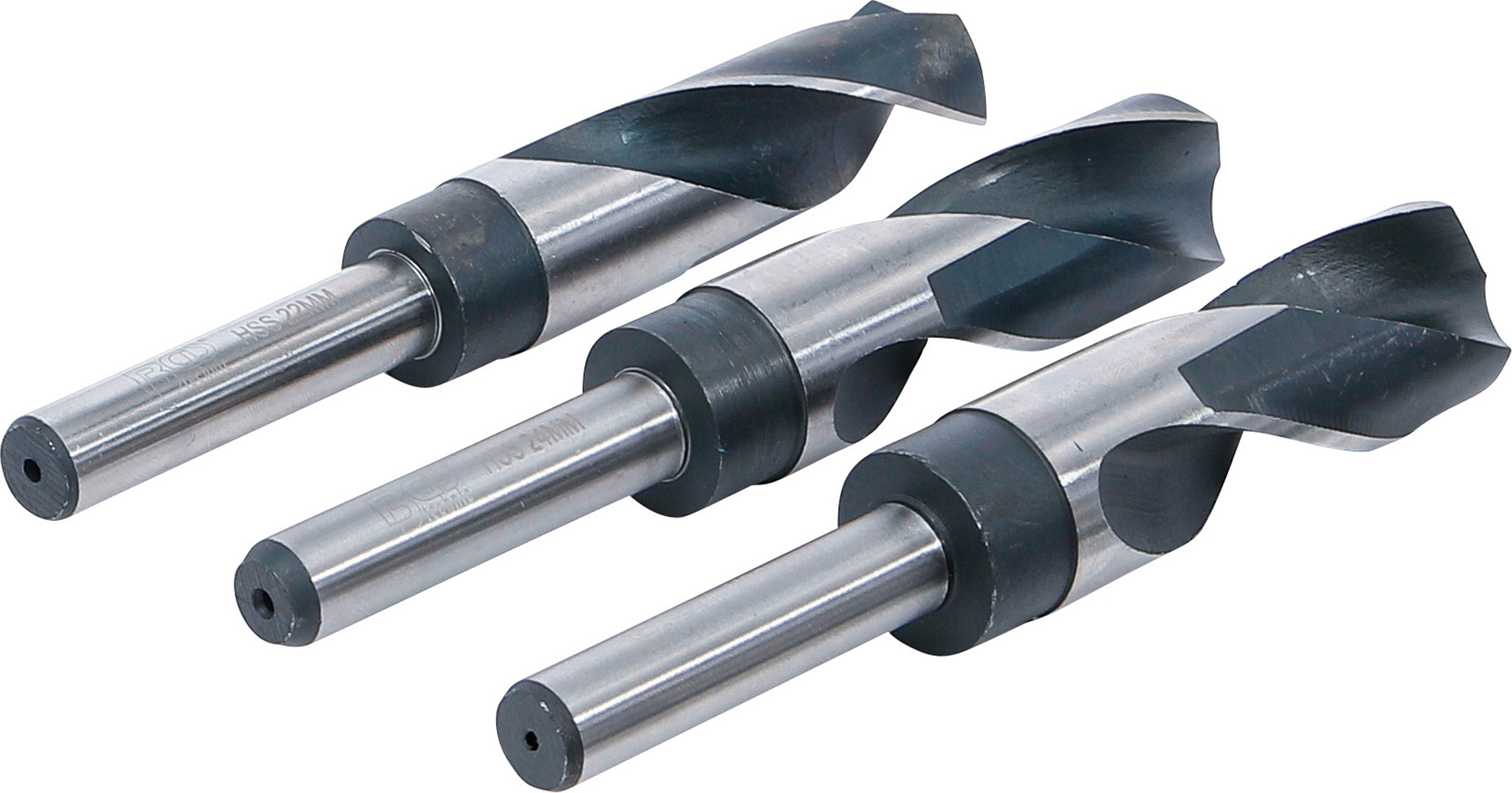 BGS HSS-Bohrer-Satz | 22 - 24 - 25 mm | 3-tlg.