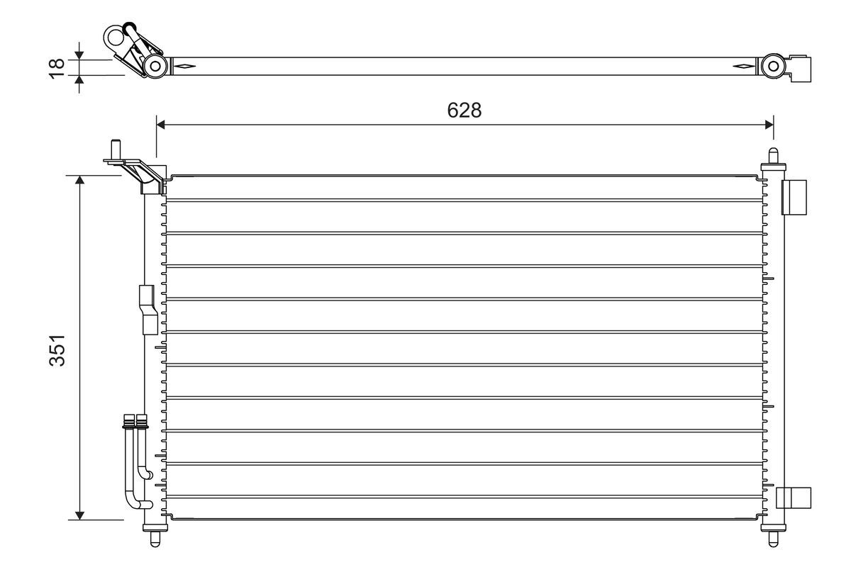 Kondensator, Klimaanlage