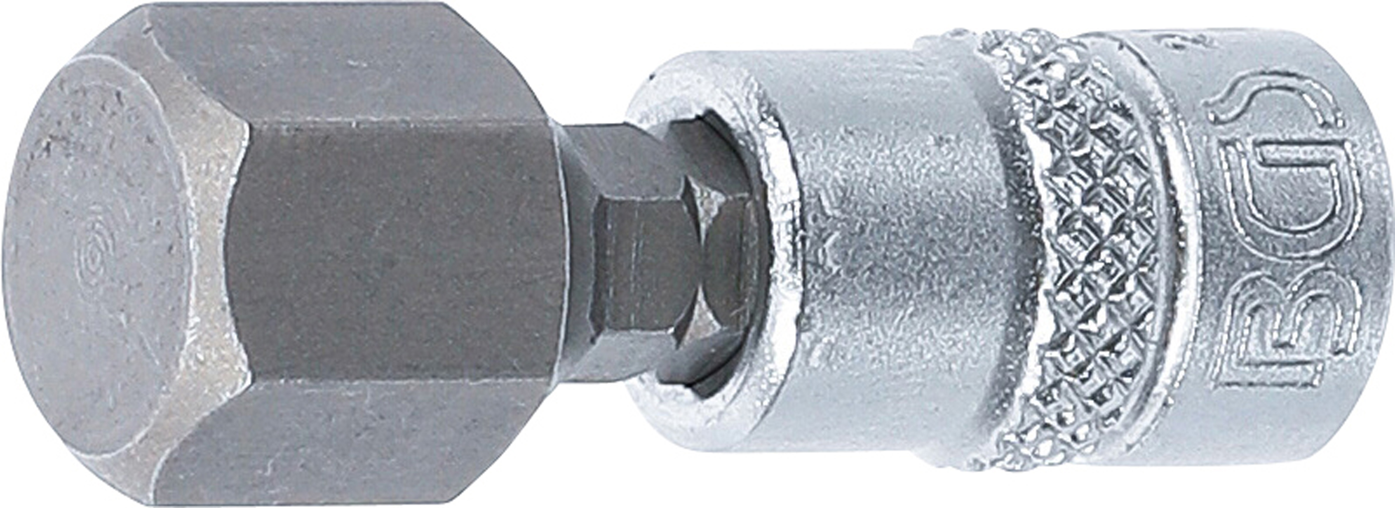 BGS Bit-Einsatz | Antrieb Innenvierkant 6,3 mm (1/4") | Innensechskant 12 mm