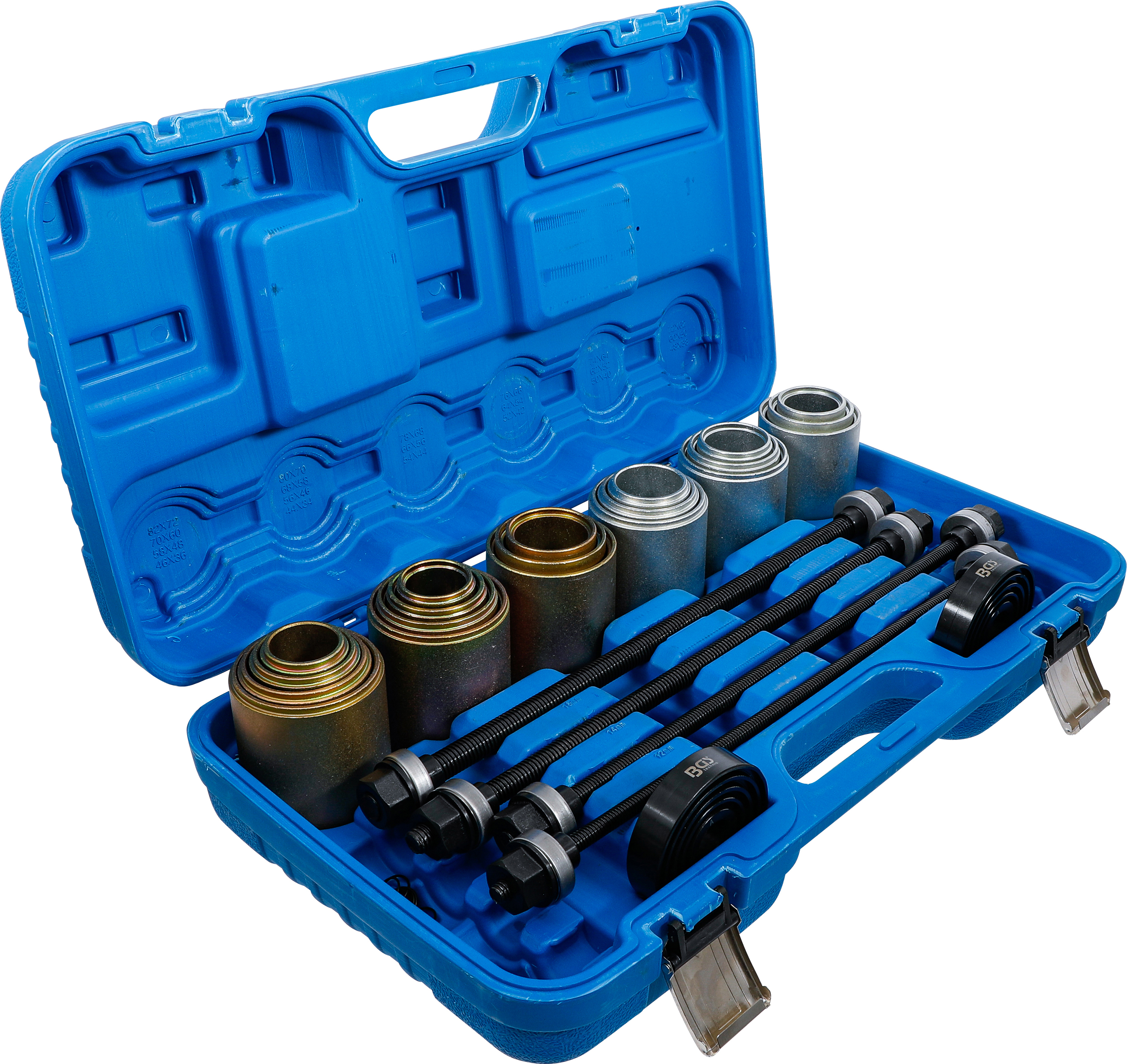 BGS Zug- und Druckhülsen-Satz | mit 4 Spindeln | 26-tlg.