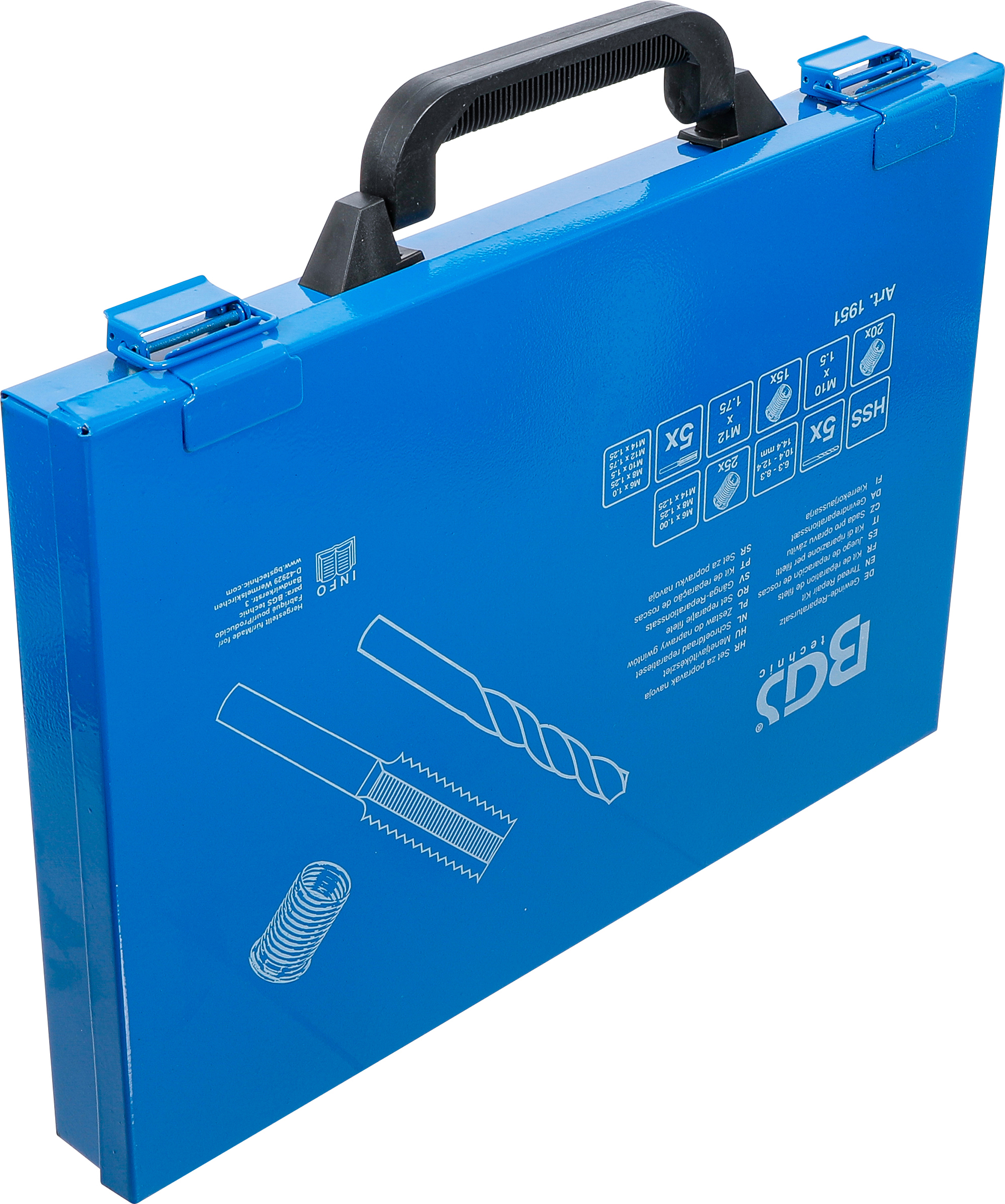 BGS Gewinde-Reparatursatz | M6 - M14 | 130-tlg.