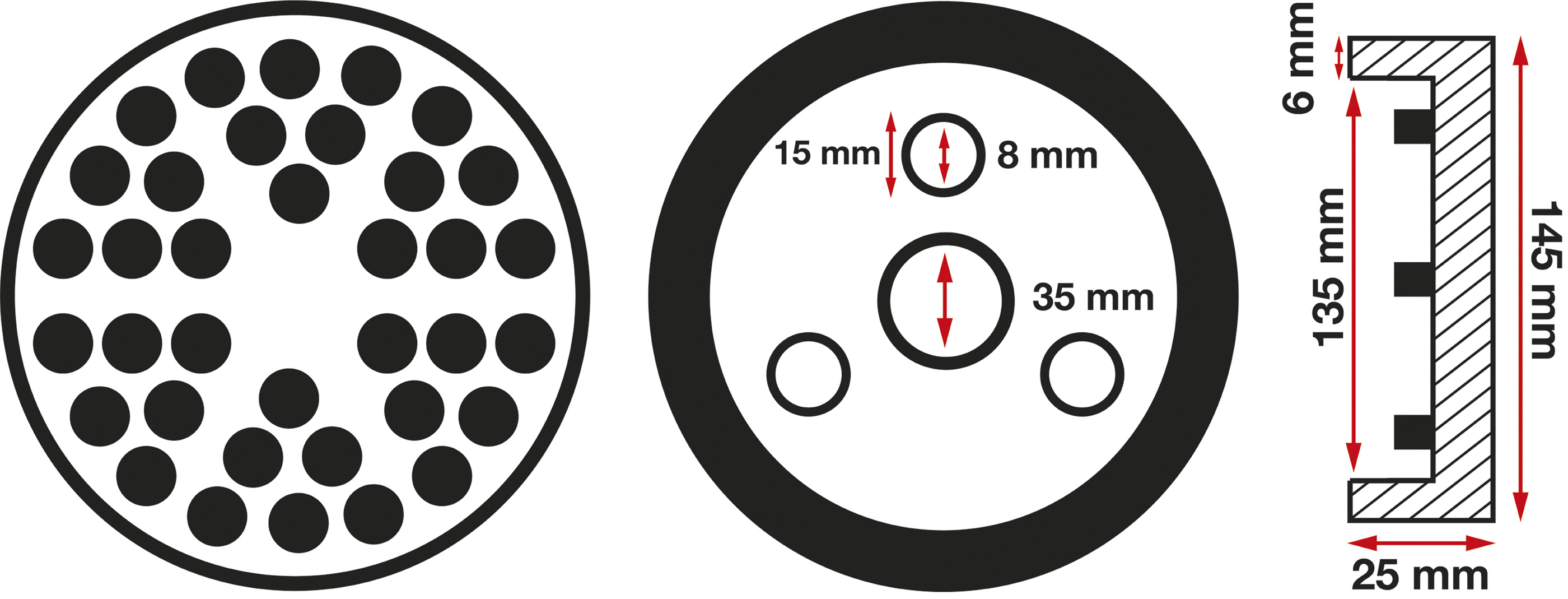 BGS Gummiteller | für Hebebühnen | Ø 145 mm