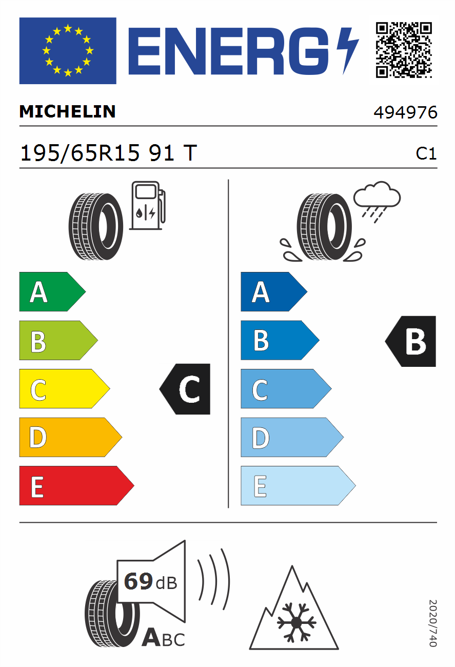 195/65R15 91T Michelin Alpin 7 Winterreifen