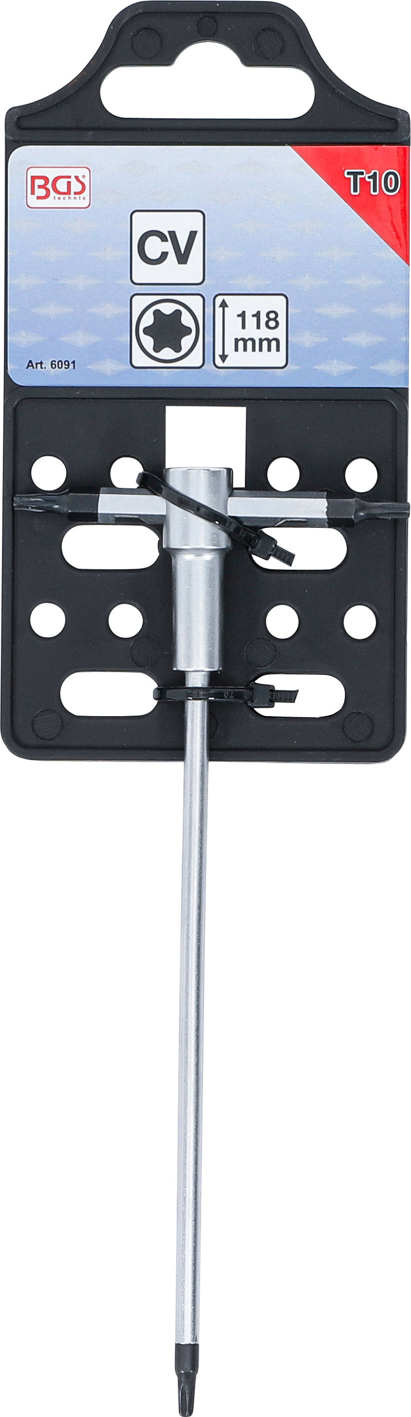 BGS Schraubendreher mit T-Gleitgriff | T-Profil (für Torx) | T10