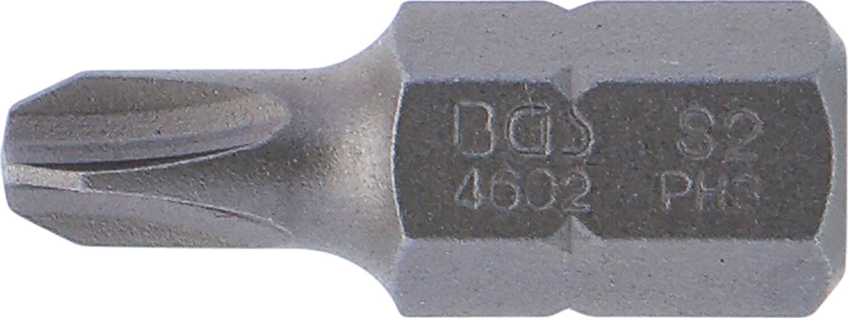 BGS Bit | Länge 30 mm | Antrieb Außensechskant 10 mm (3/8") | Kreuzschlitz PH3