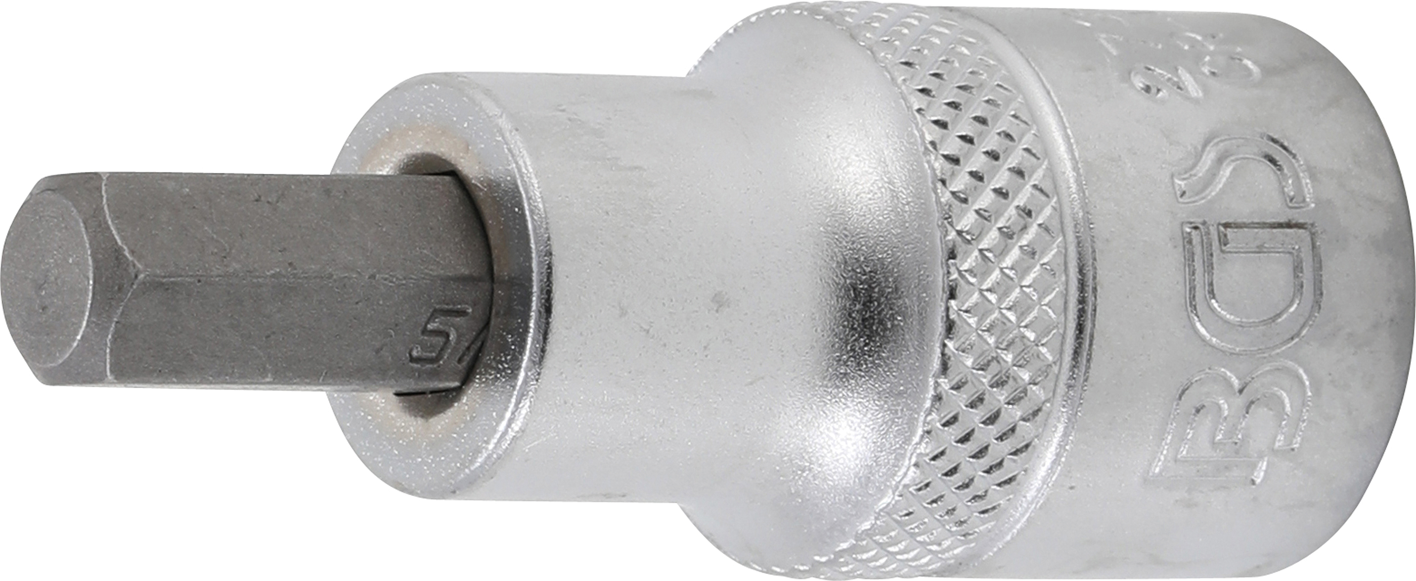 BGS Bit-Einsatz | Länge 55 mm | Antrieb Innenvierkant 12,5 mm (1/2") | Innensechskant 5/16"
