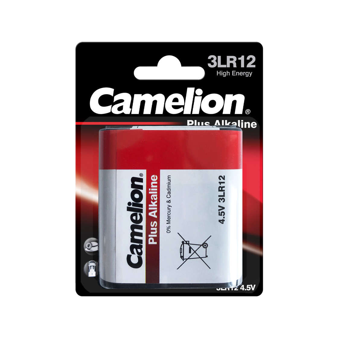 Camelion Plus Alkaline Batterie 3LR12 Flachbatterie 4,5 Volt