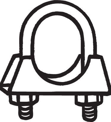 Klemmstück, Abgasanlage