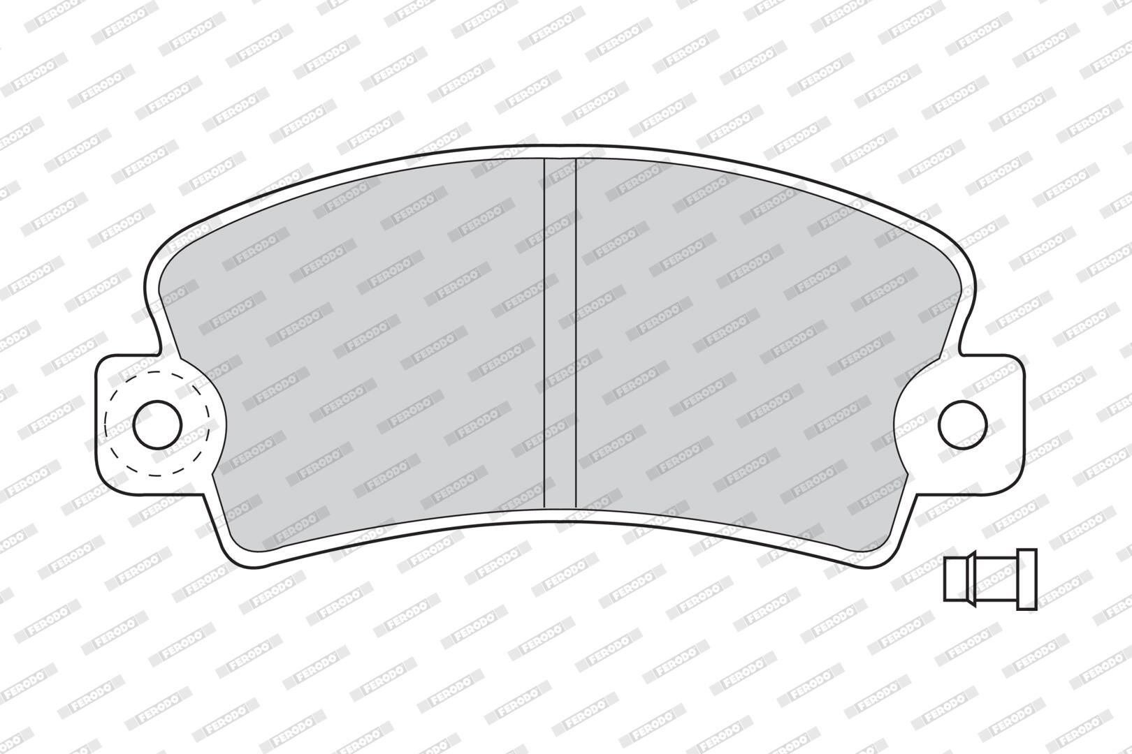 Bremsbelagsatz, Scheibenbremse