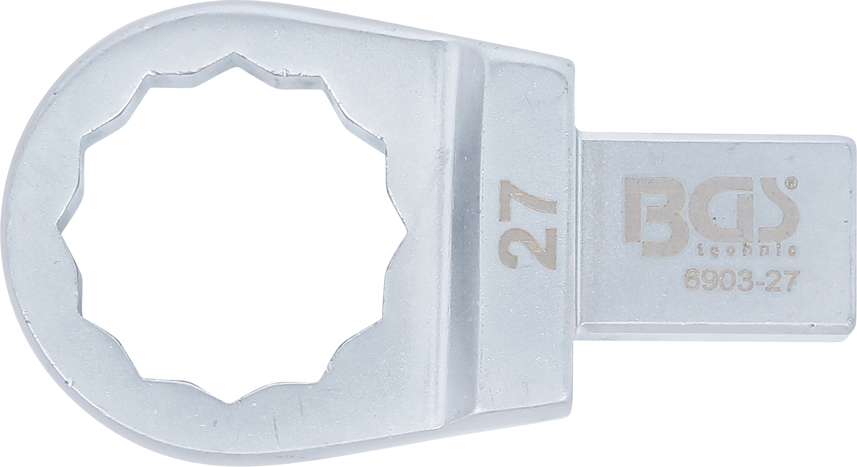 BGS Einsteck-Ringschlüssel | 27 mm | Aufnahme 14 x 18 mm