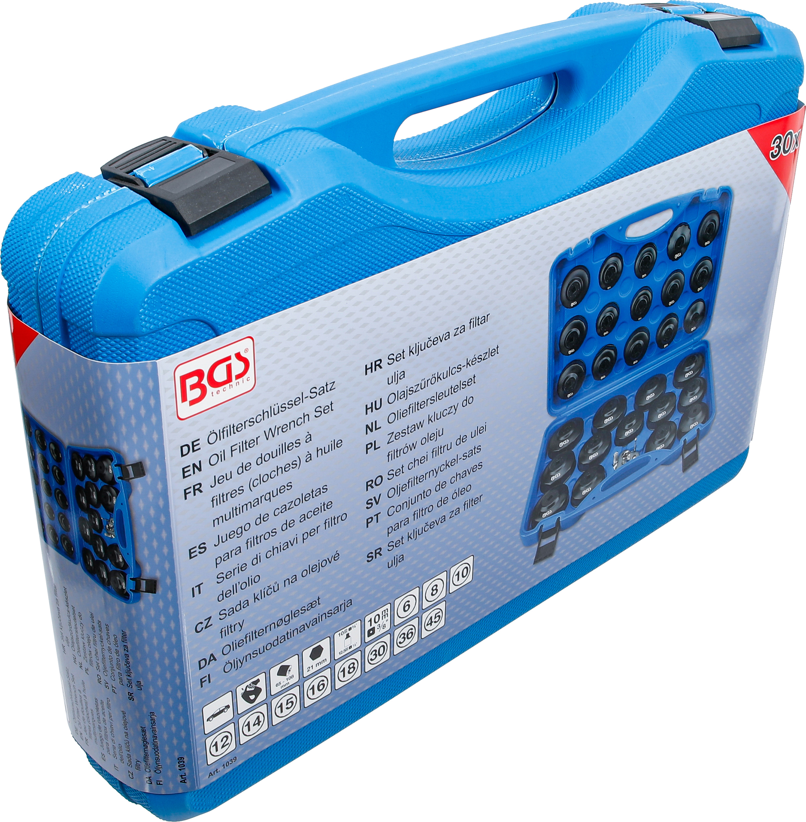 BGS Ölfilterschlüssel-Satz | 30-tlg.