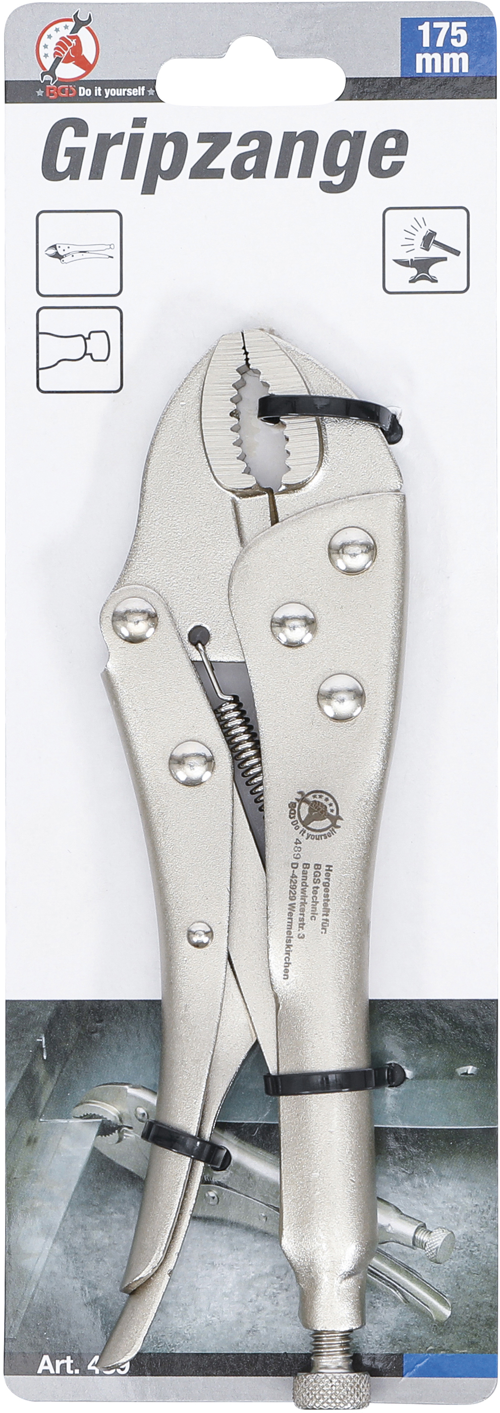 BGS Gripzange | 175 mm
