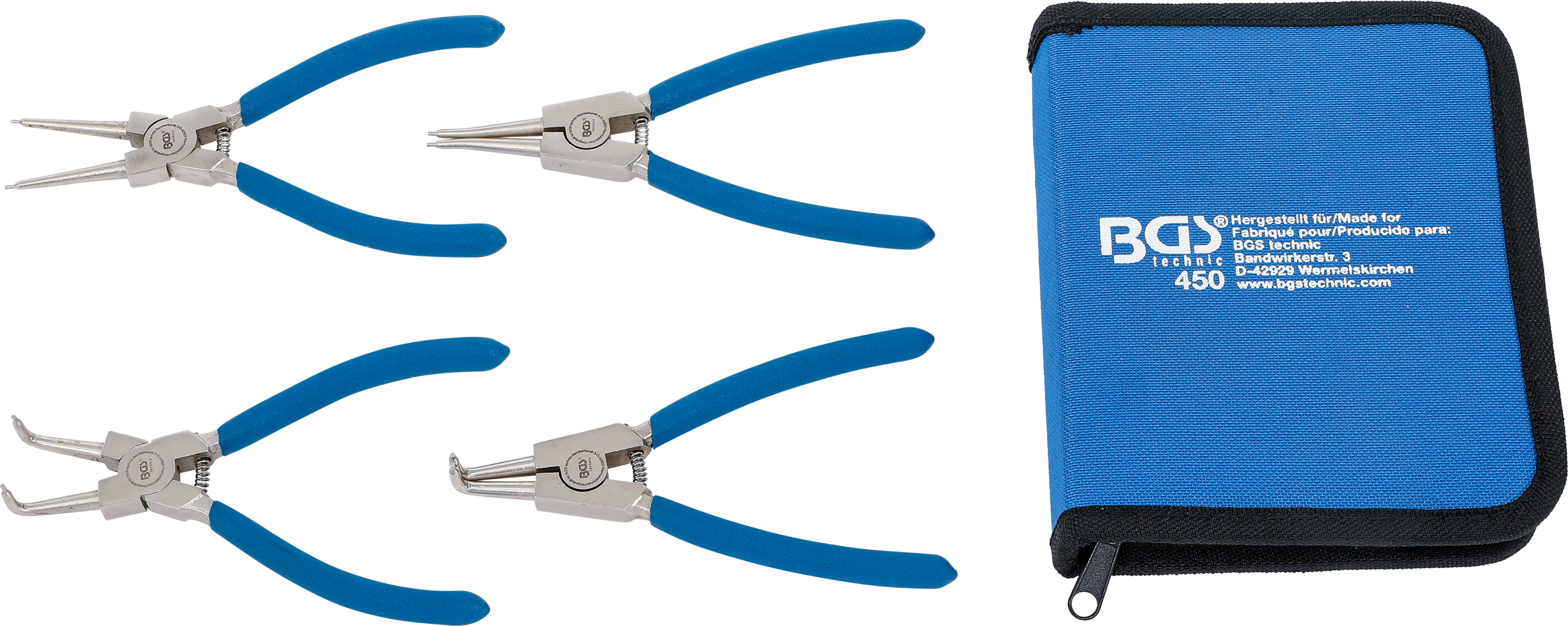 BGS Sprengringzangen-Satz | 150 mm | 4-tlg.
