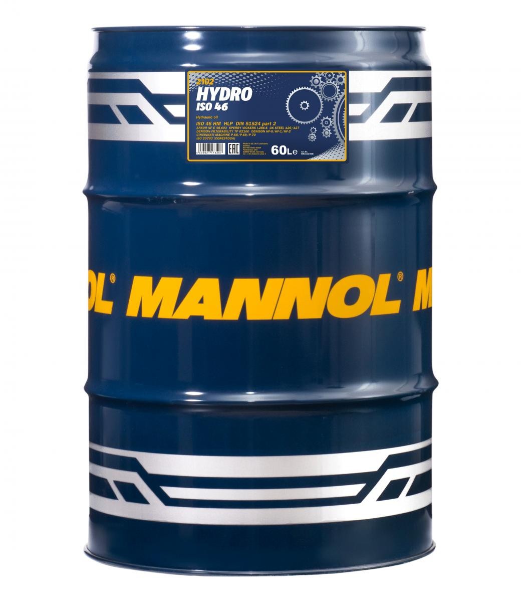Mannol 2102 Hydro ISO 46 Hydrauliköl 60 Liter
