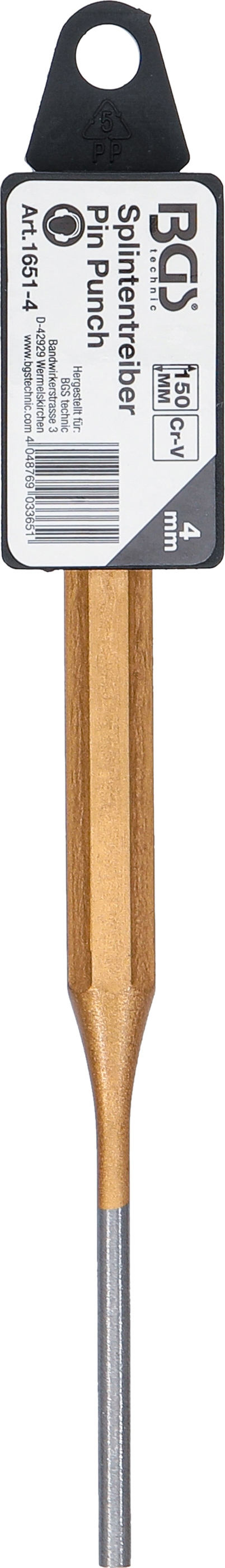 BGS Splintentreiber | 150 mm | 4 mm