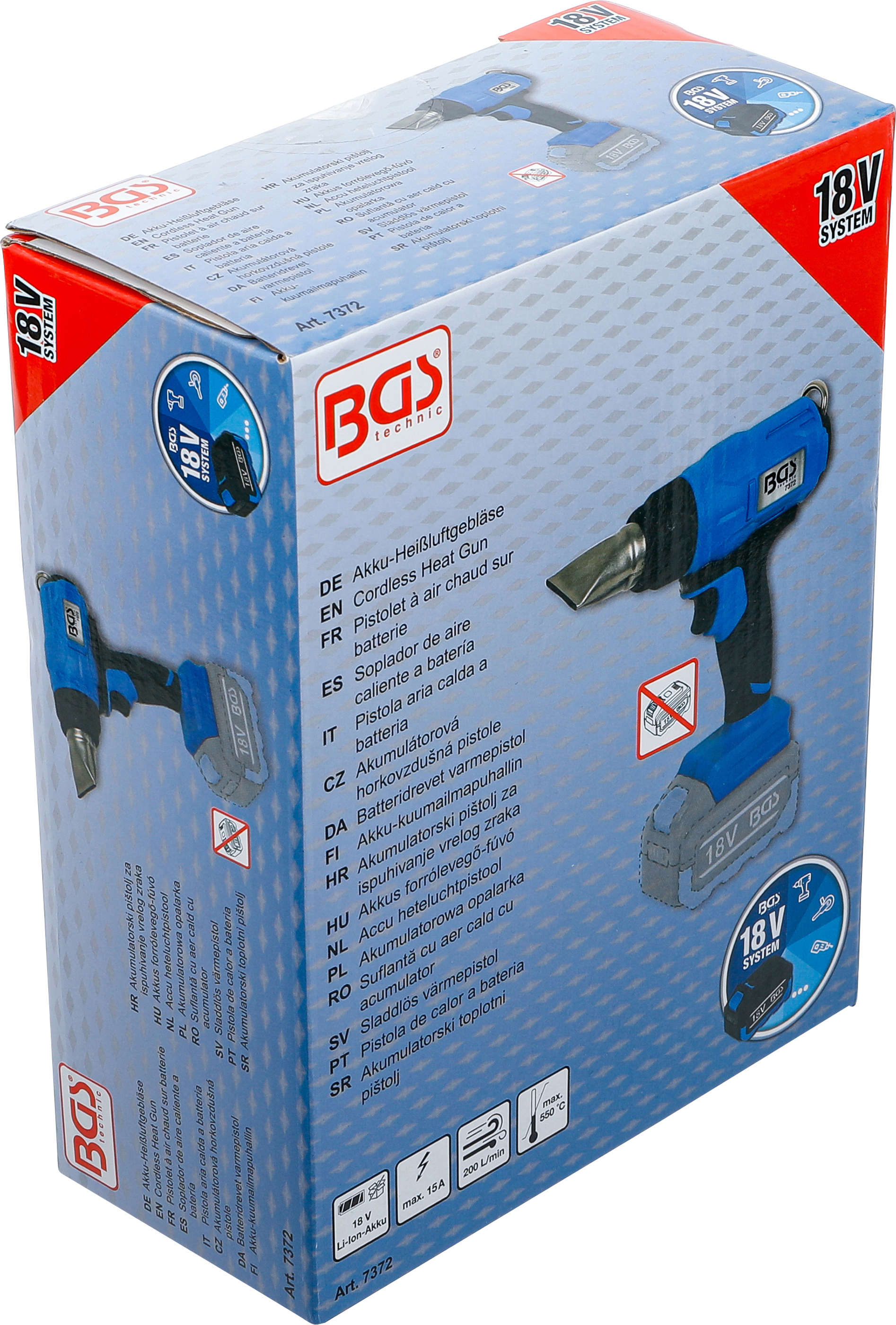 BGS Akku-Heißluftgebläse | 18 V | ohne Akku BGS Akku-Heißluftgebläse | 18 V | ohne Akku