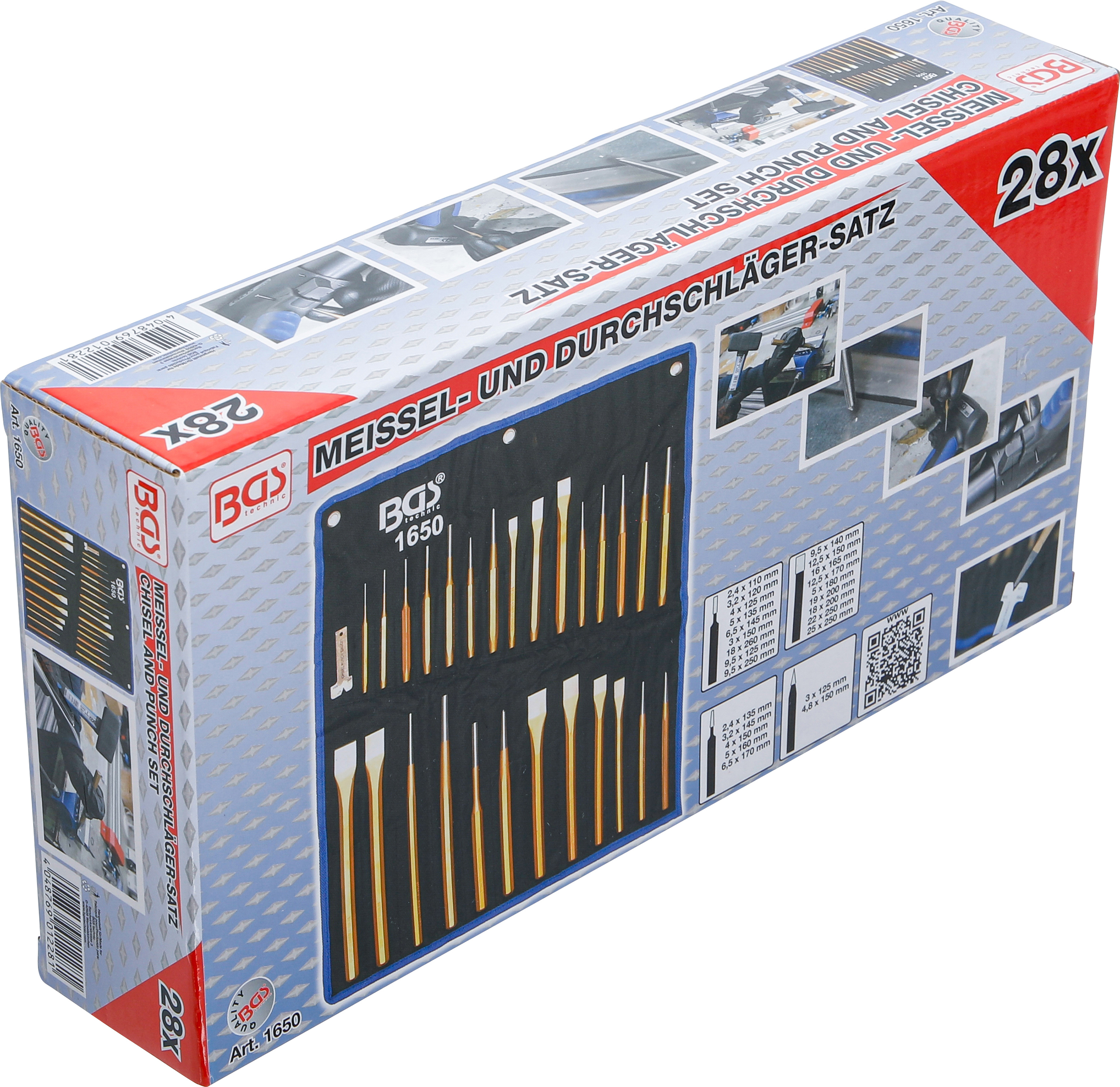 BGS Meißel- und Durchschläger-Satz | 28-tlg.