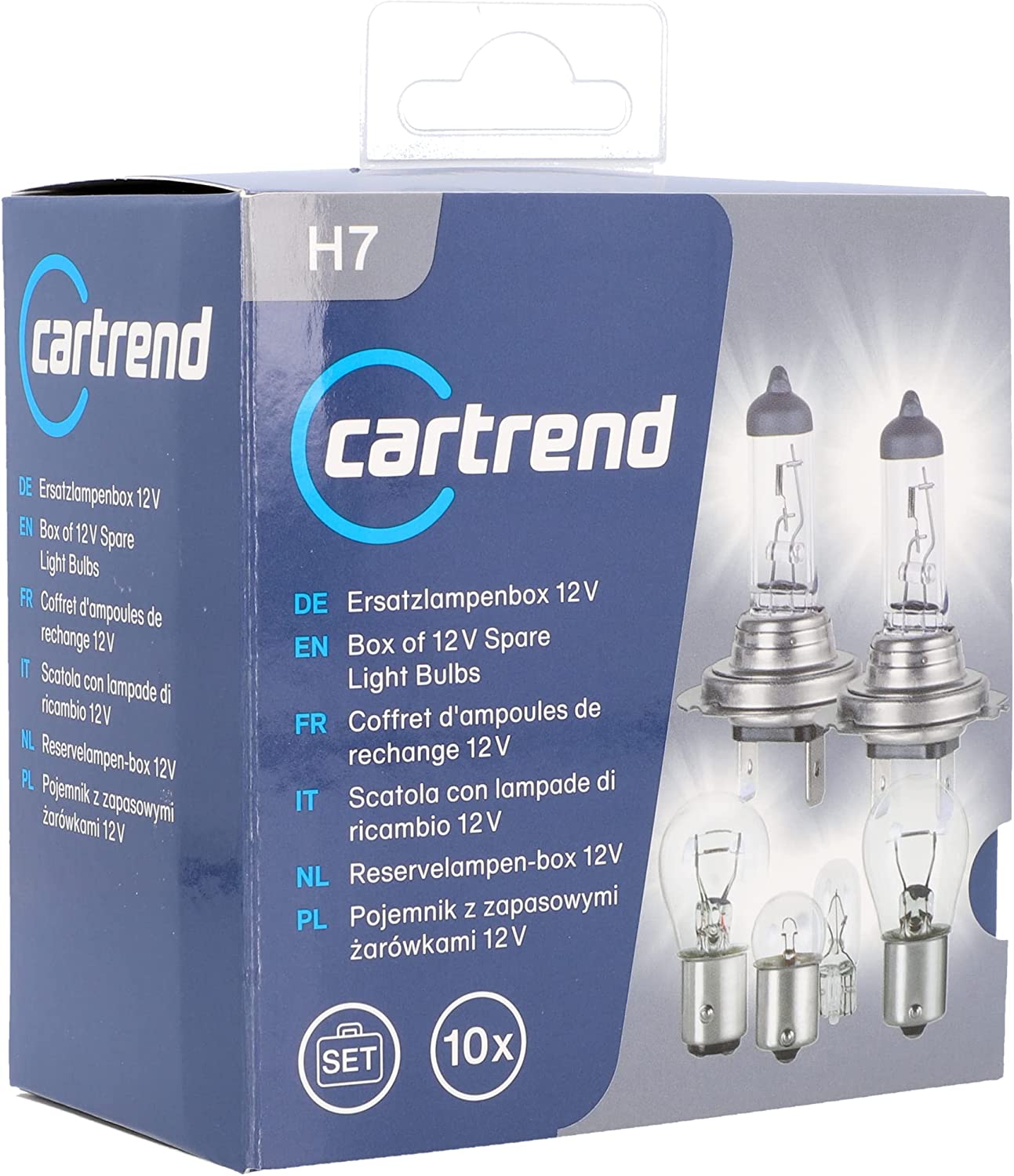 Cartrend H7 Ersatzlampenkoffer 11tlg