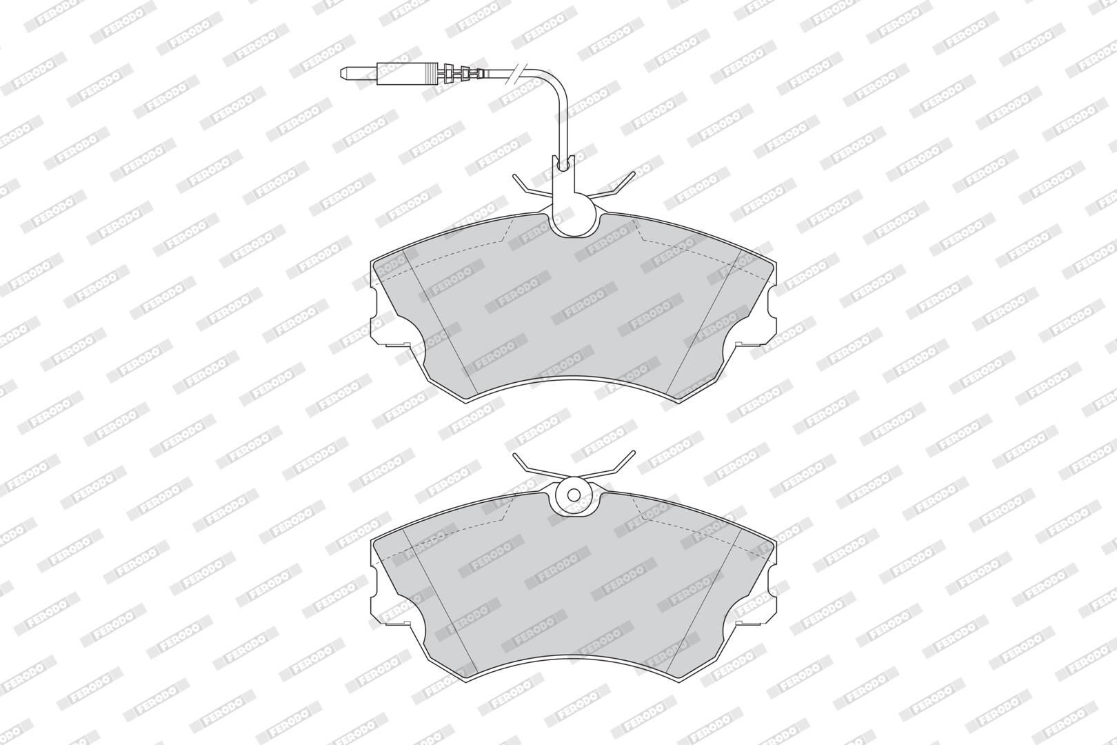 Bremsbelagsatz, Scheibenbremse