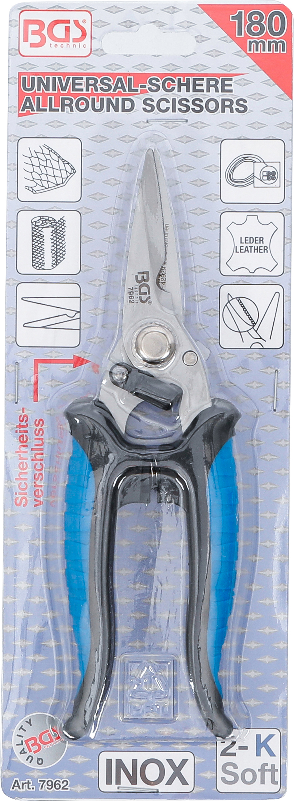 BGS Universal-Schere | Edelstahl | 180 mm