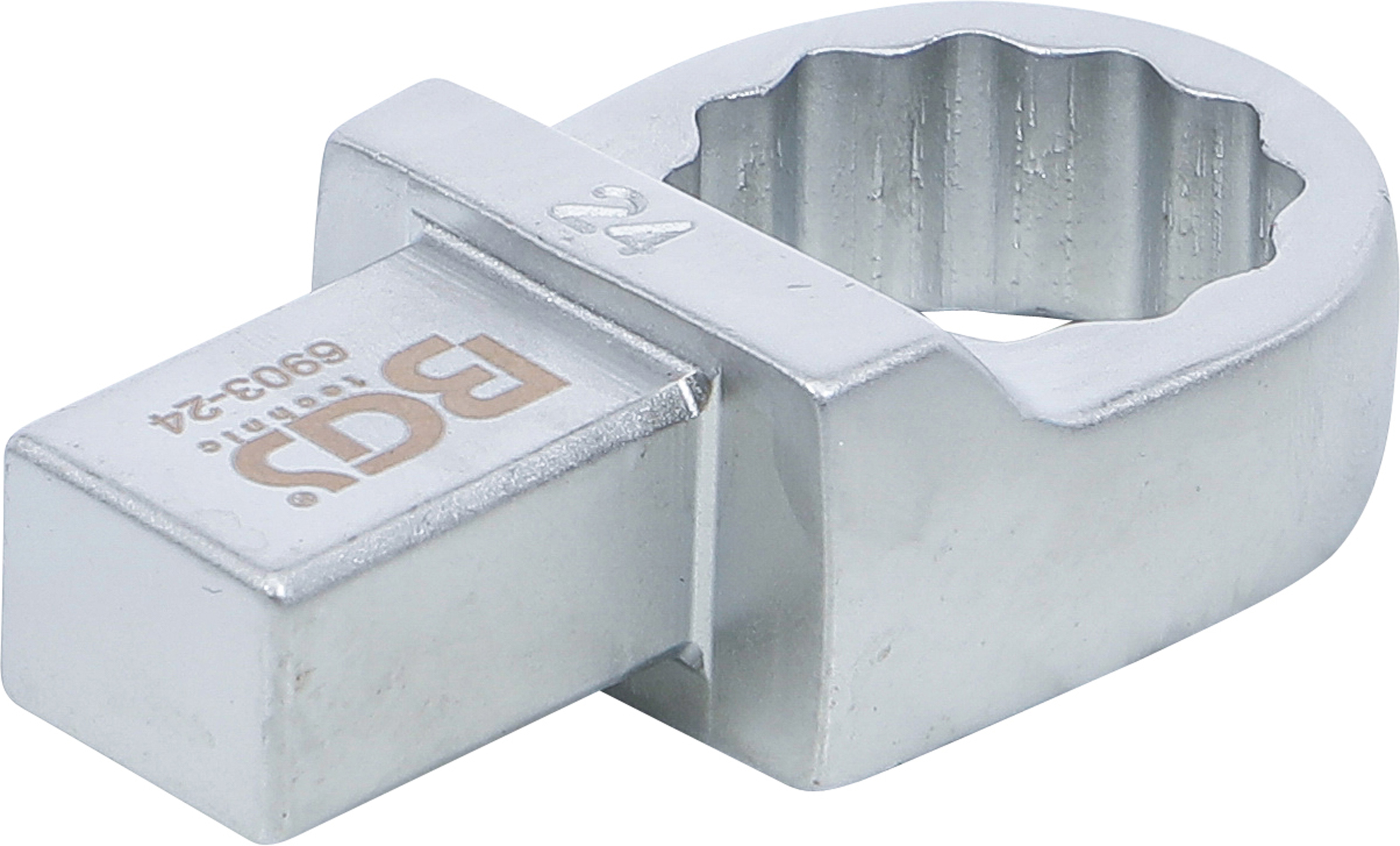 BGS Einsteck-Ringschlüssel | 24 mm | Aufnahme 14 x 18 mm