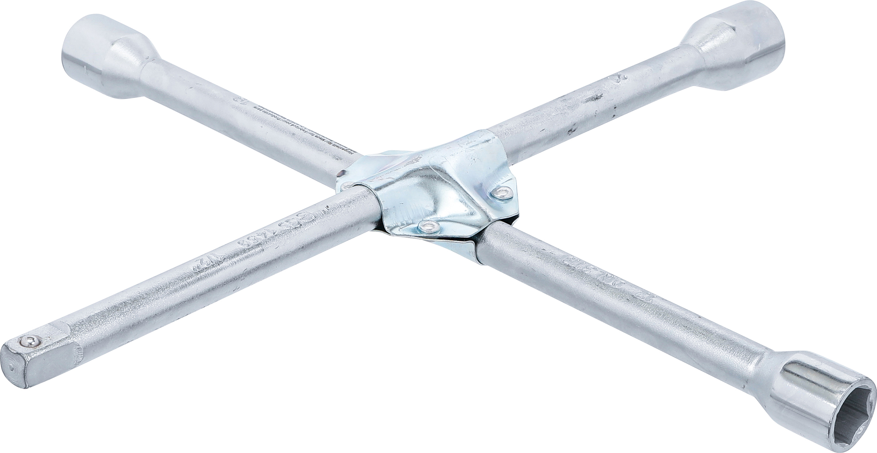 BGS Rad-Kreuzschlüssel | für Pkw | Vierkant | SW 17 x 19 x 21 x 12,5 mm (1/2")