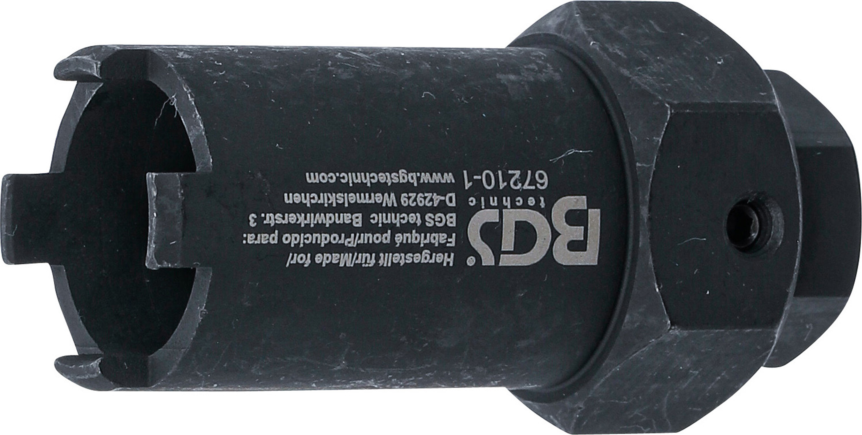 BGS Spezial-Einsatz für Düsenstock | Antrieb Außensechskant 32 mm | für Mercedes-Benz, Neoplan, Setra