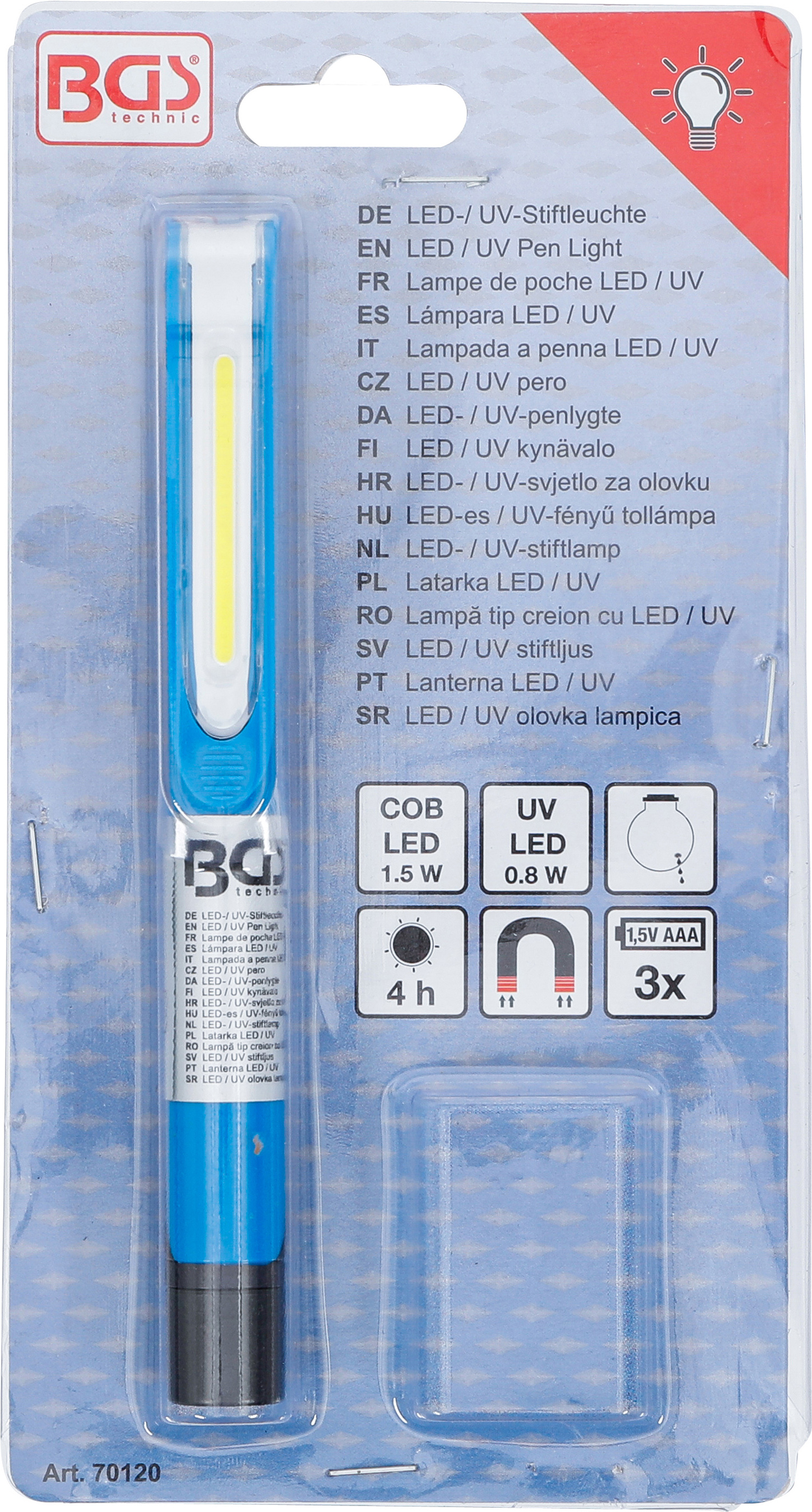 BGS LED- / UV-Stiftleuchte