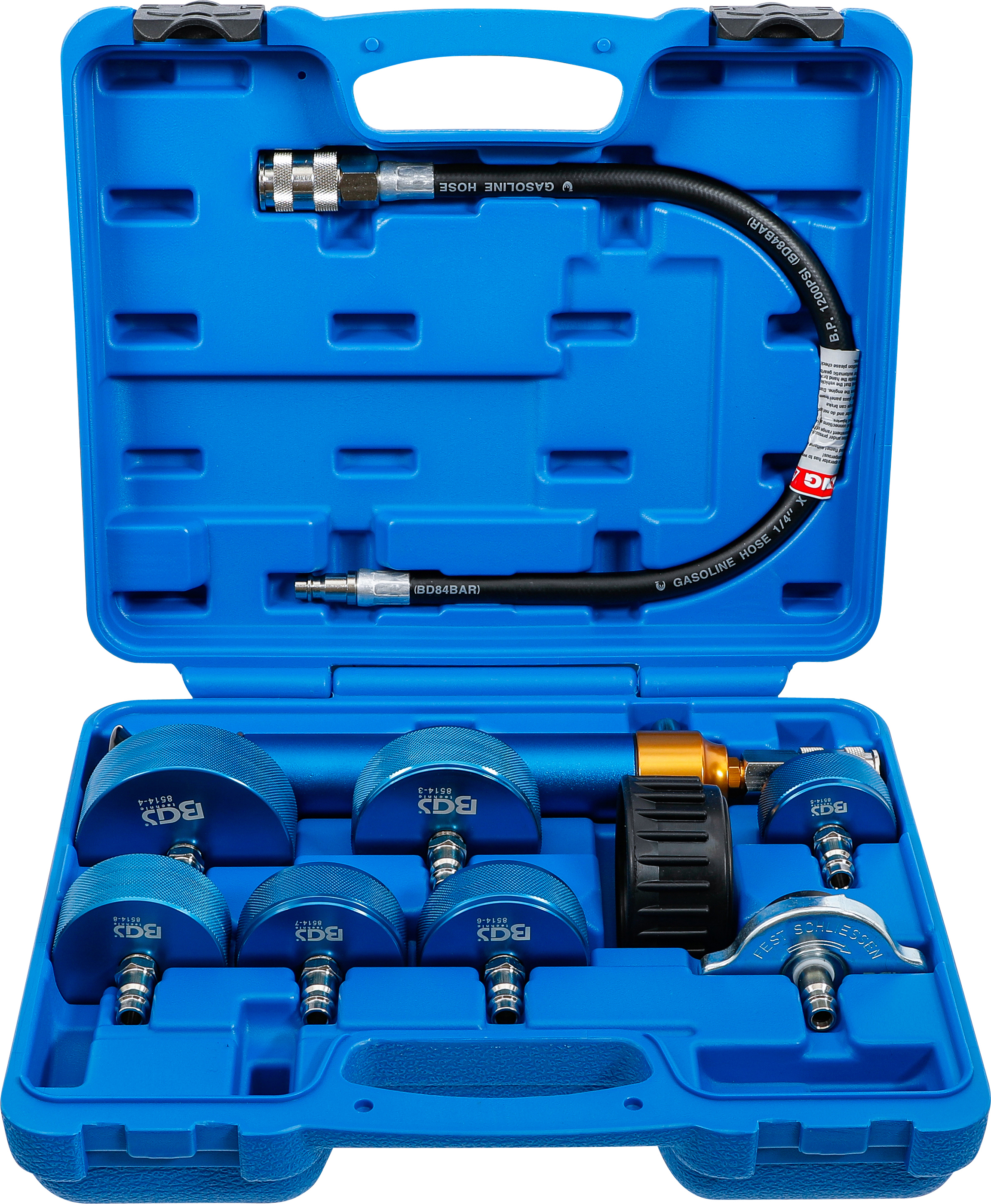 BGS Kühlsystem-Diagnosekoffer | 9-tlg.