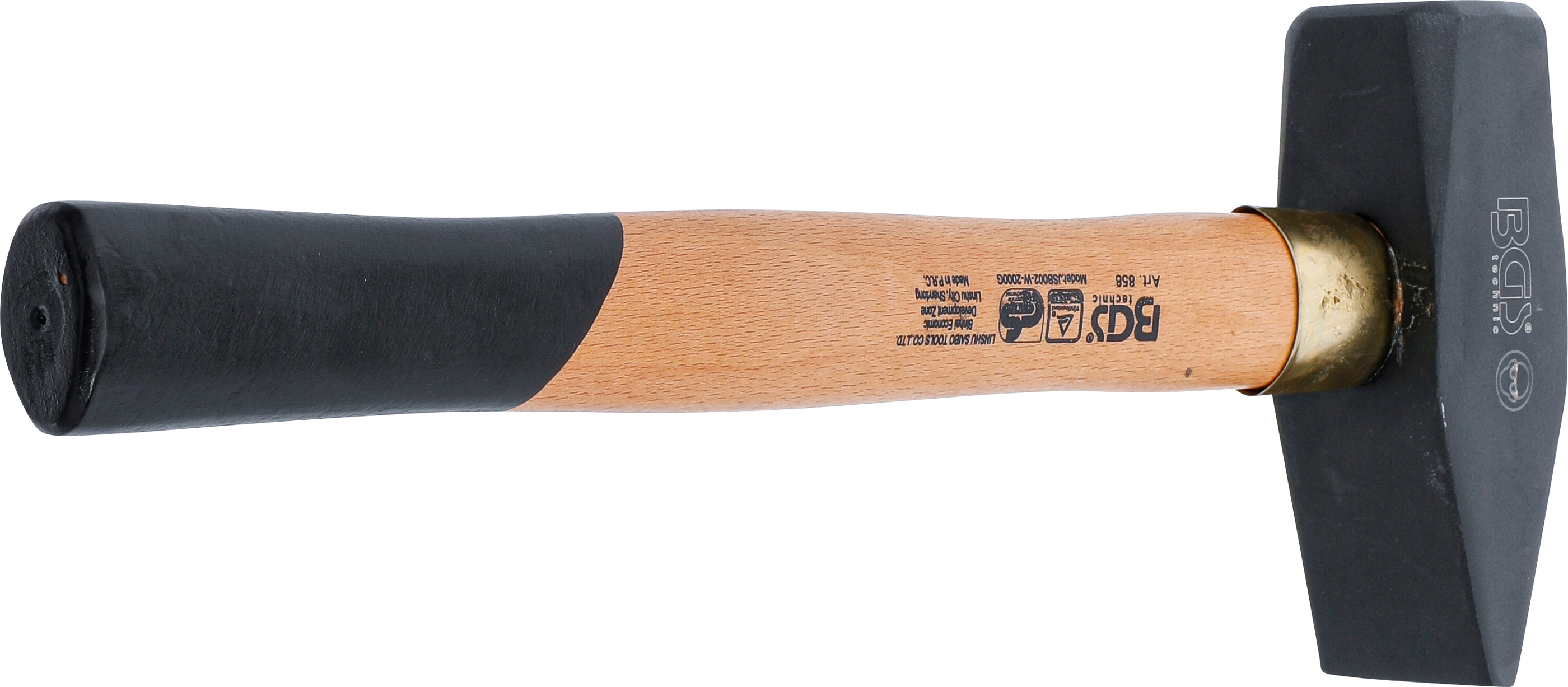 BGS Schlosserhammer | Holz-Stiel | DIN 1041 | 2000 g