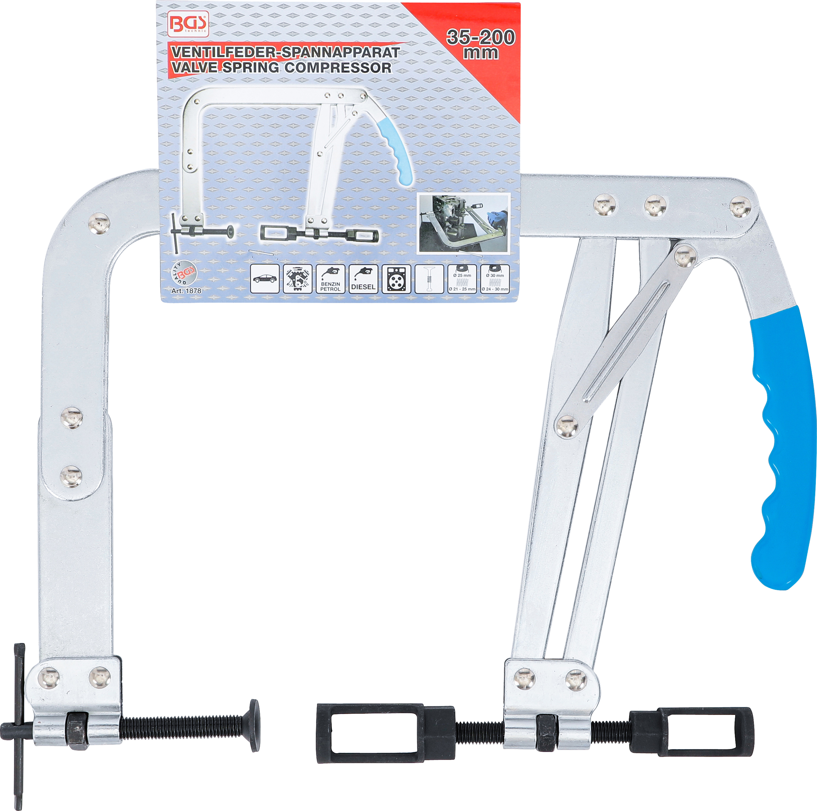 BGS Ventilfeder-Spannapparat | 35 - 200 mm