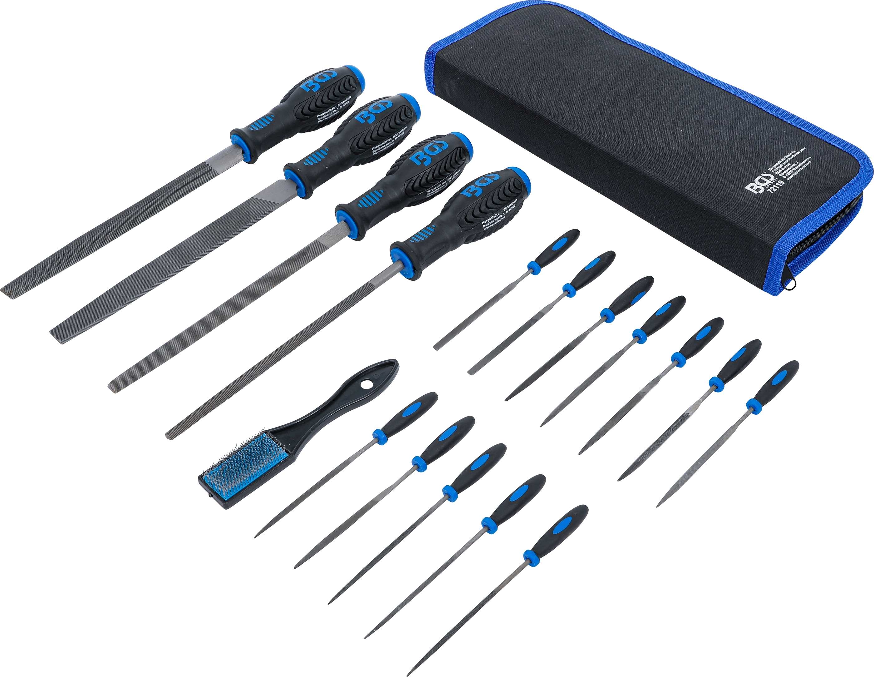 BGS Werkstattfeilen- und Nadelfeilen-Satz | 17-tlg.