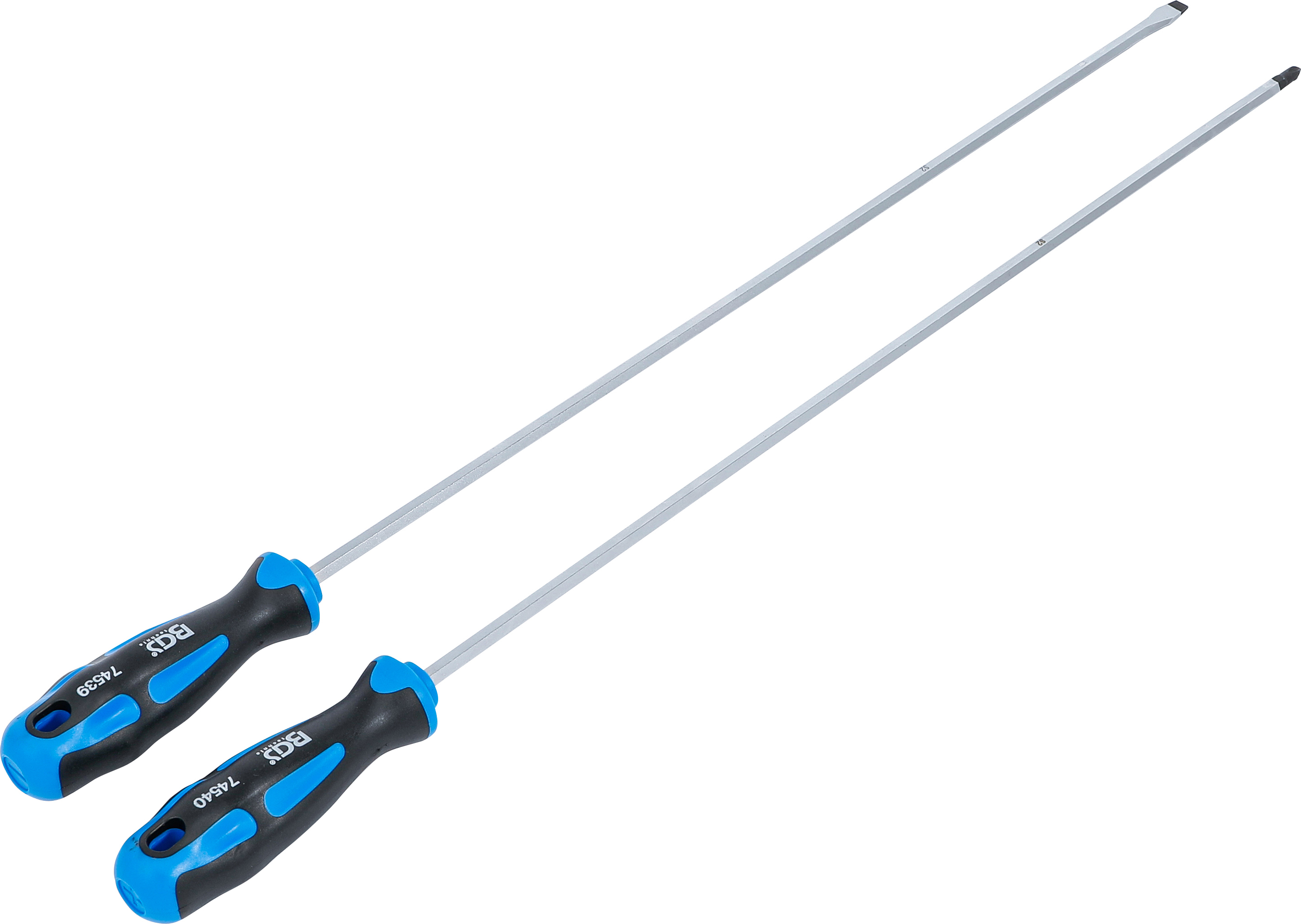 BGS Schraubendreher-Satz | extra lang | Schlitz, Kreuzschlitz PH | 2-tlg.