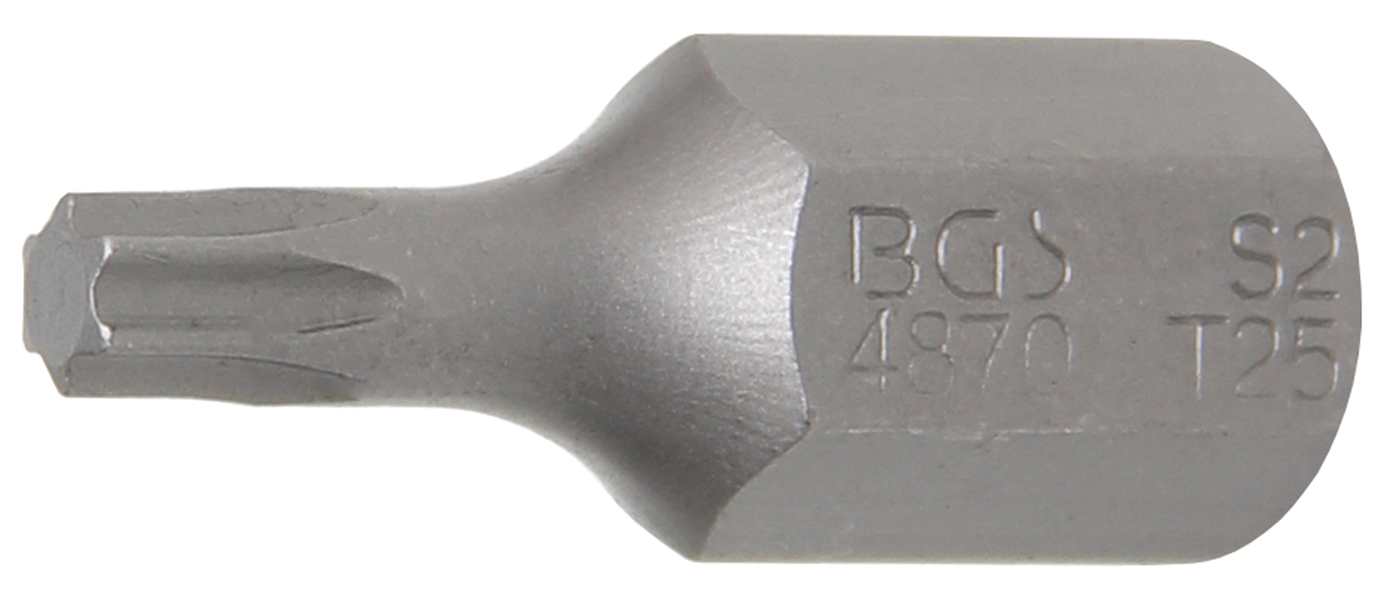 BGS Bit | Antrieb Außensechskant 10 mm (3/8") | T-Profil (für Torx) T25
