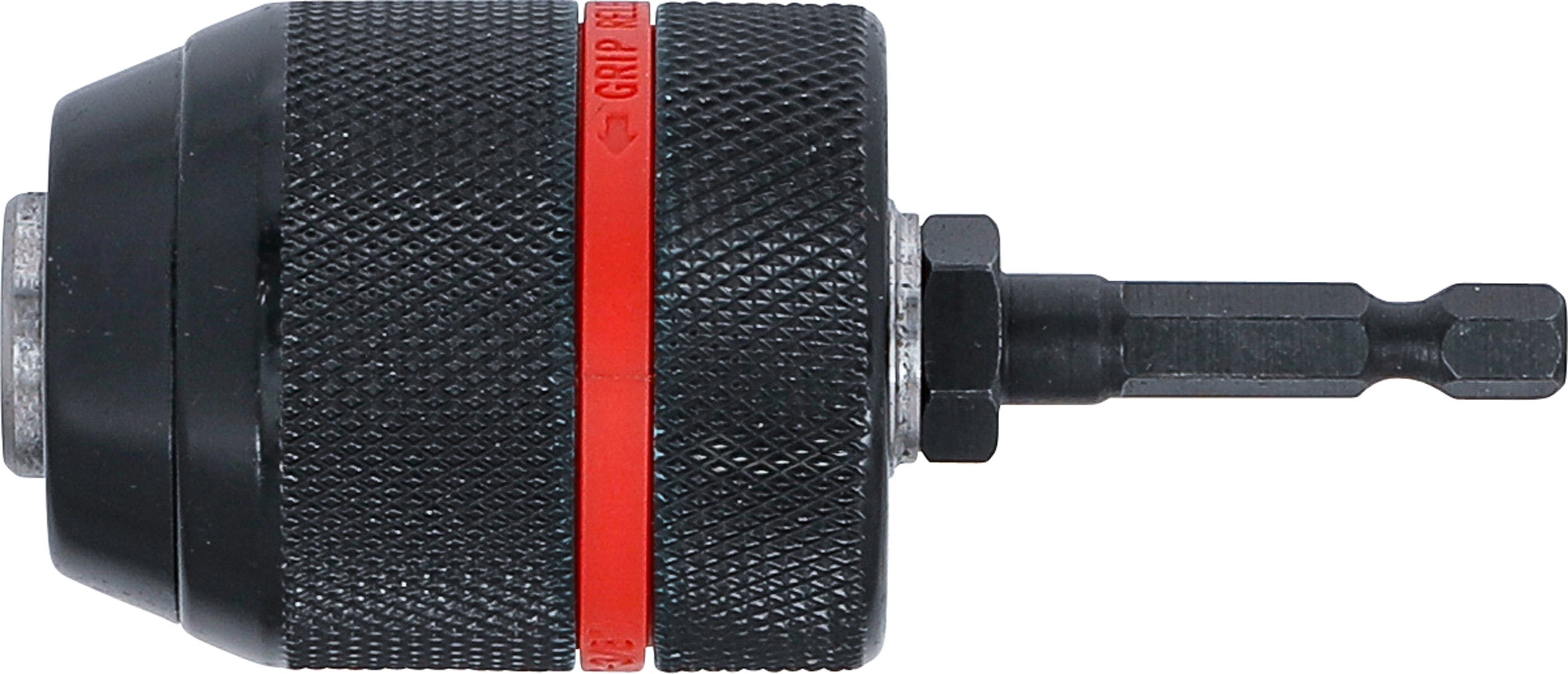 BGS Schnellspannbohrfutter | Metallausführung | Antrieb Außensechskant 6,3 mm (1/4") x 20 UNF | 0,8 - 10 mm