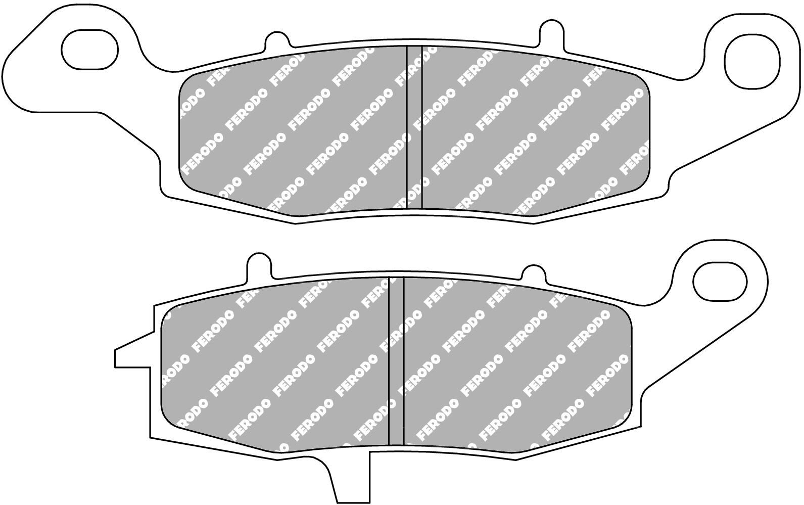 Bremsbelagsatz, Scheibenbremse