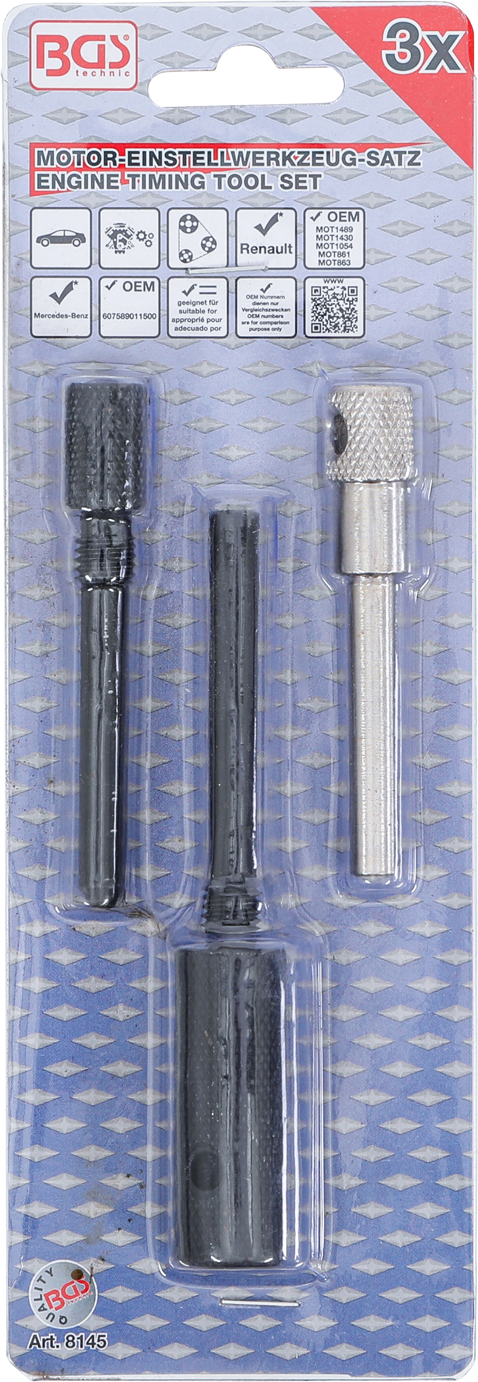 BGS Motor-Einstellwerkzeug-Satz | für Renault 1.5, 1.9 DCI