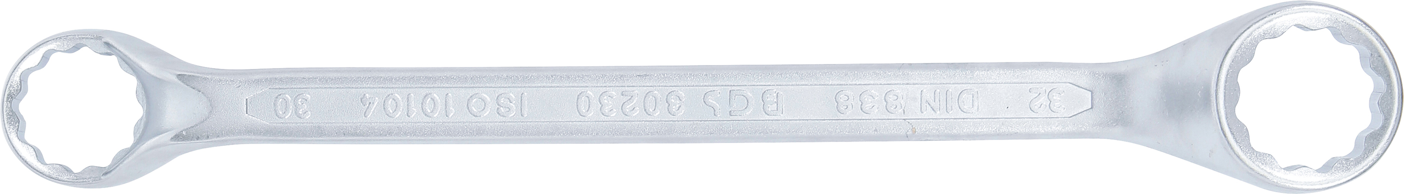 BGS Doppel-Ringschlüssel | tief gekröpft | SW 30 x 32 mm