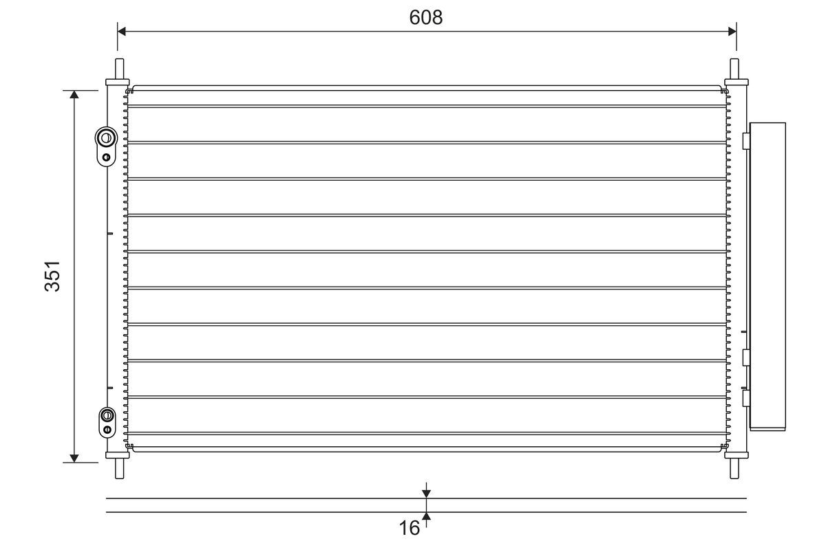 Kondensator, Klimaanlage