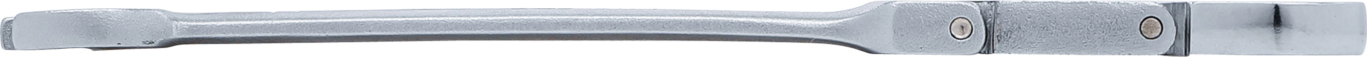 BGS Doppelgelenk-Ratschenring-Maulschlüssel | abwinkelbar | SW 14 mm