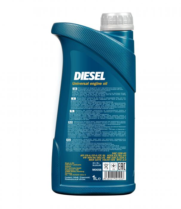 15W-40 Mannol 7402 Diesel Motoröl mineralisch 1 Liter