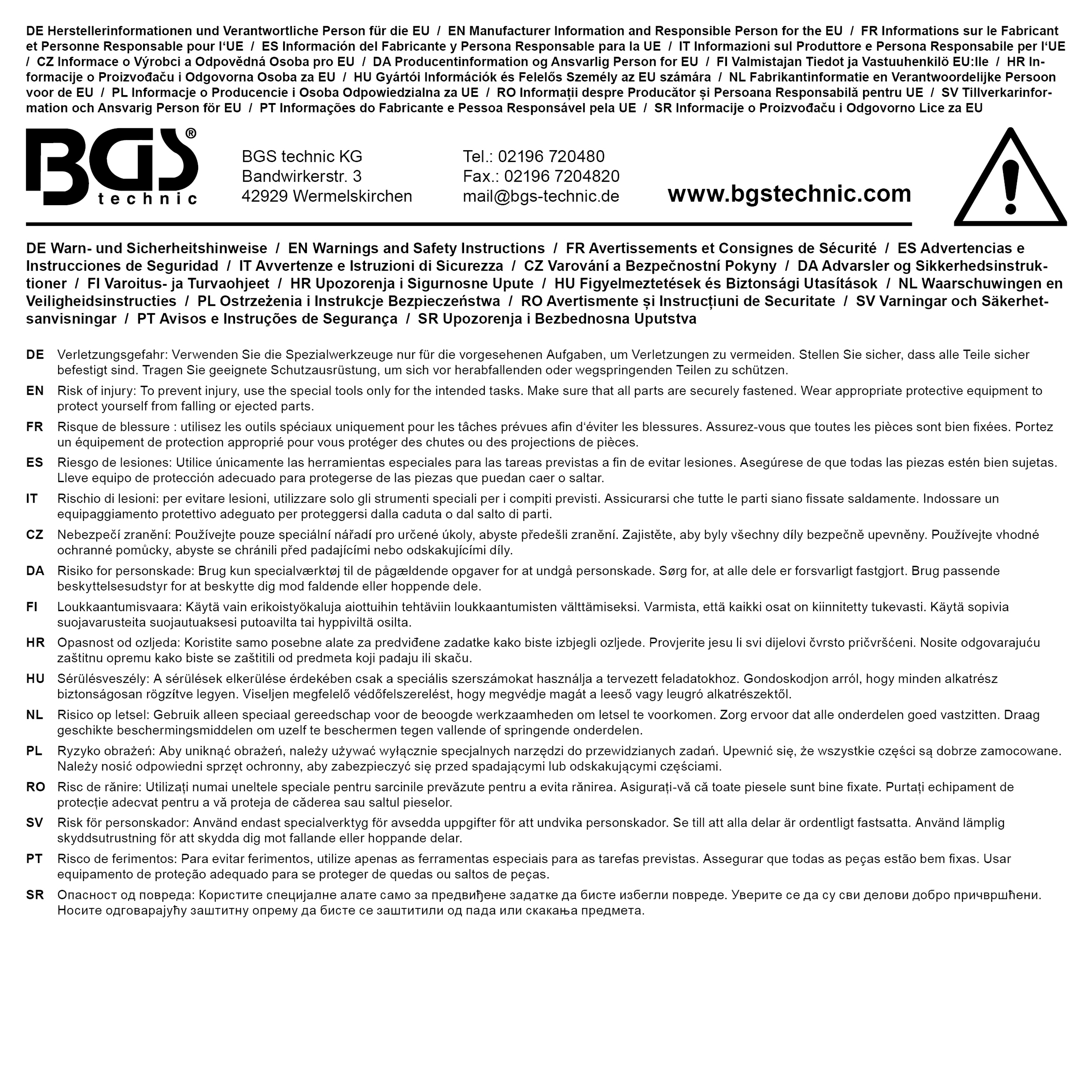 BGS Nutmuttern-Einsatz für Radnaben | Zapfen außen liegend | für Mercedes-Benz, Nissan, Opel, Renault, VW