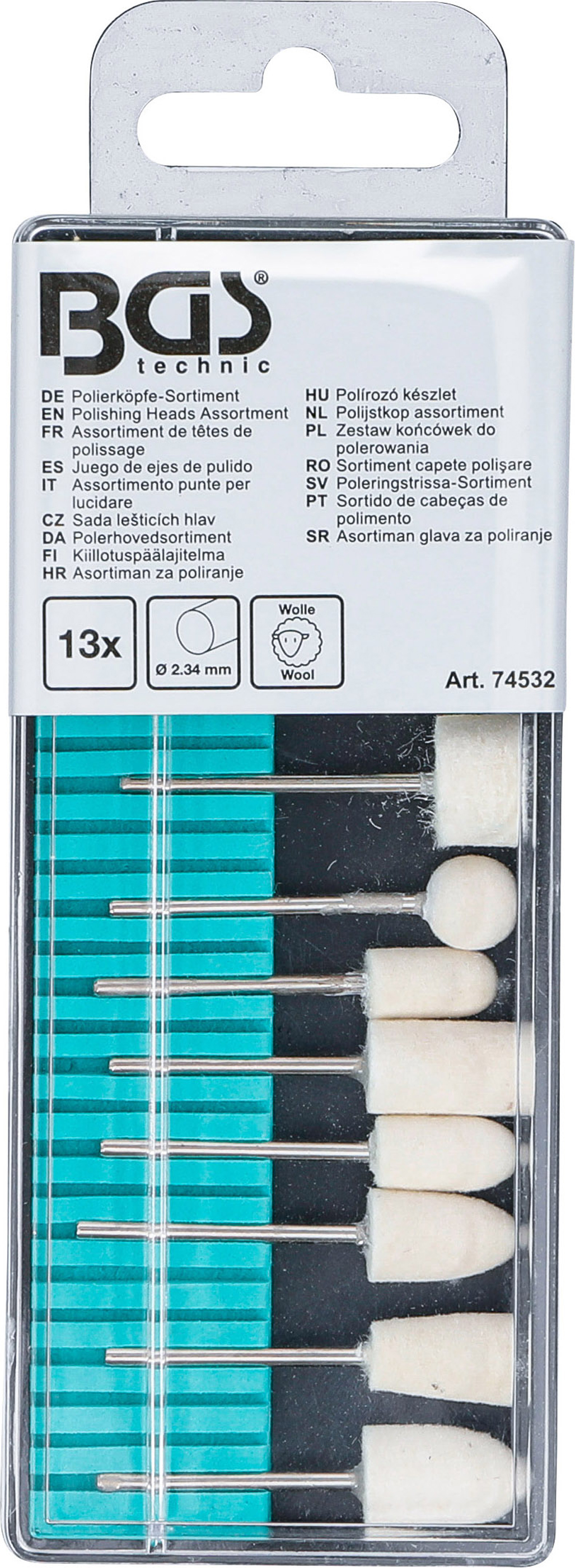 BGS Polierköpfe-Sortiment | 13-tlg.